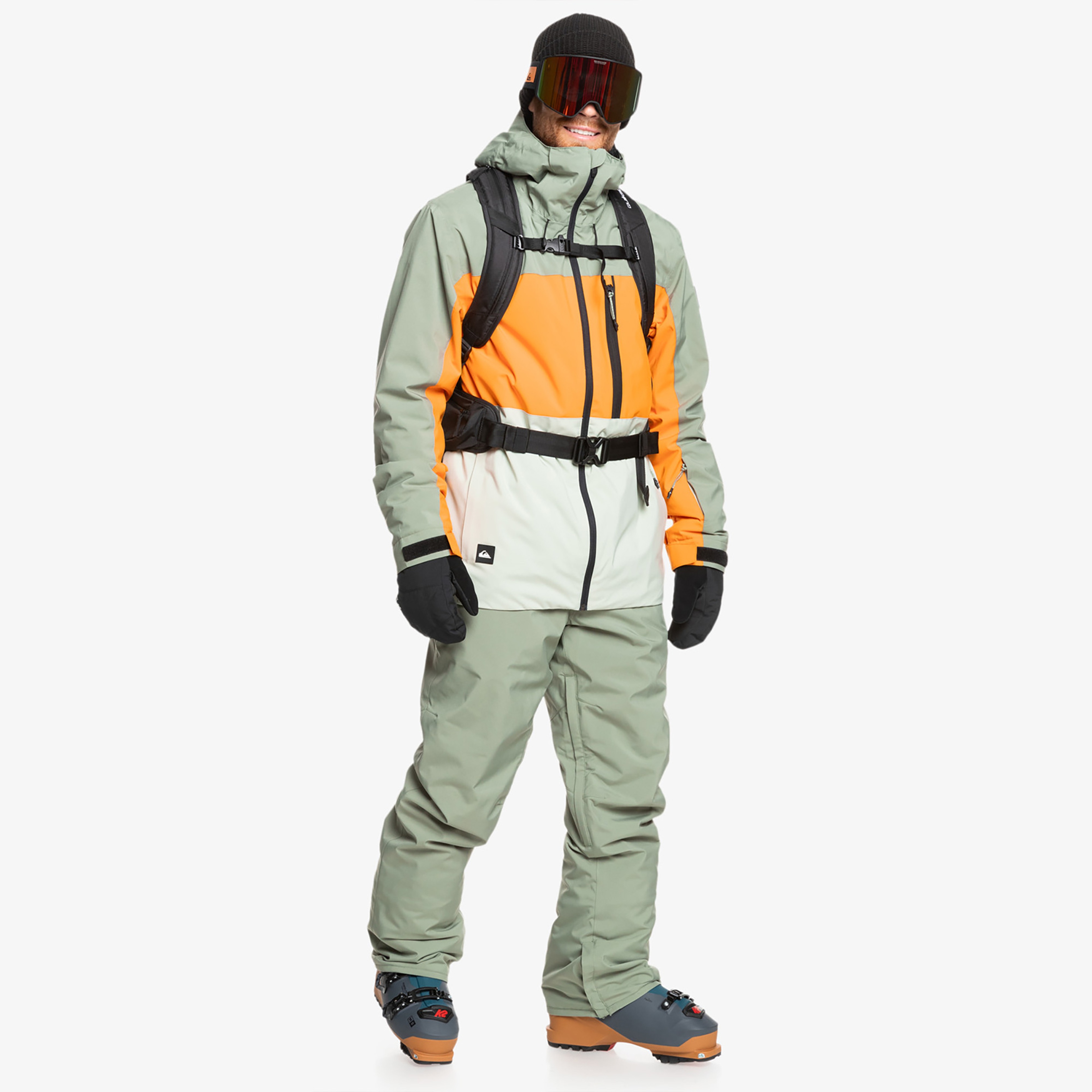 Quiksilver Estate Erkek Yeşil Kayak Pantolonu