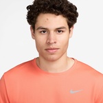 Nike Dri Fit UV Miller Erkek Turuncu Uzun Kollu Koşu T-Shirt