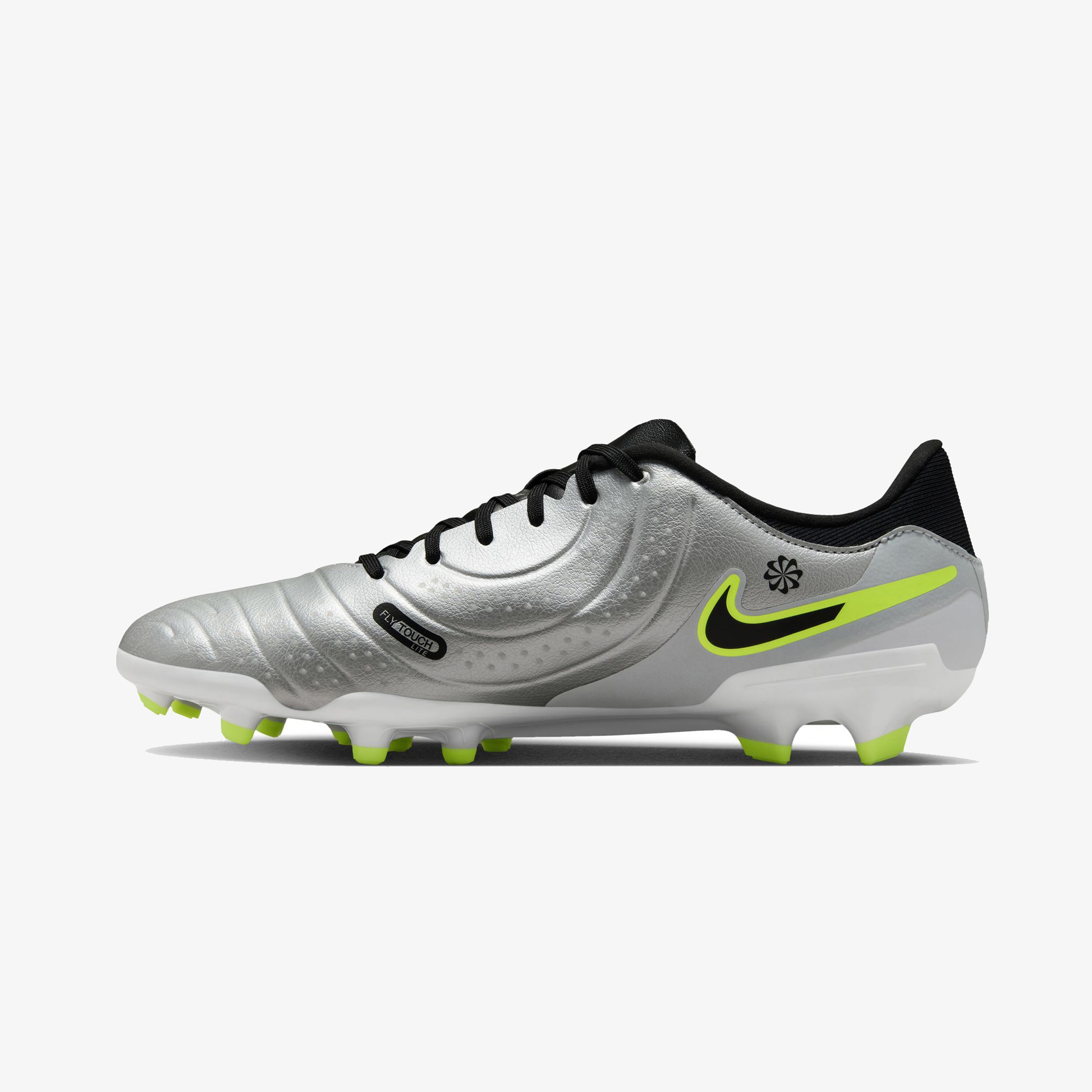 Nike Legend 10 Academy Fg Erkek Gri Çim Saha Kramponu
