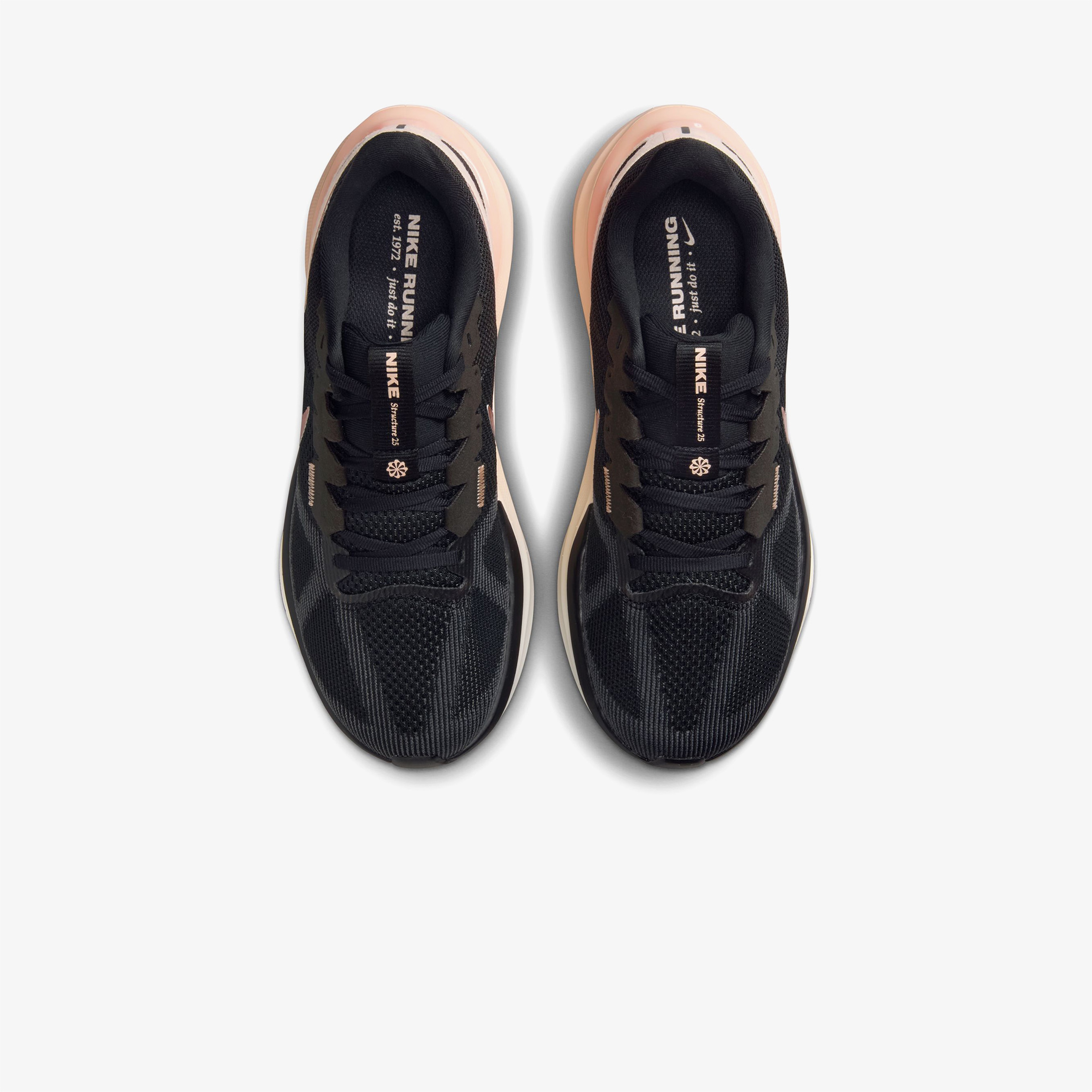 Nike Air Zoom Structure 25 Kadın Siyah Koşu Ayakkabısı