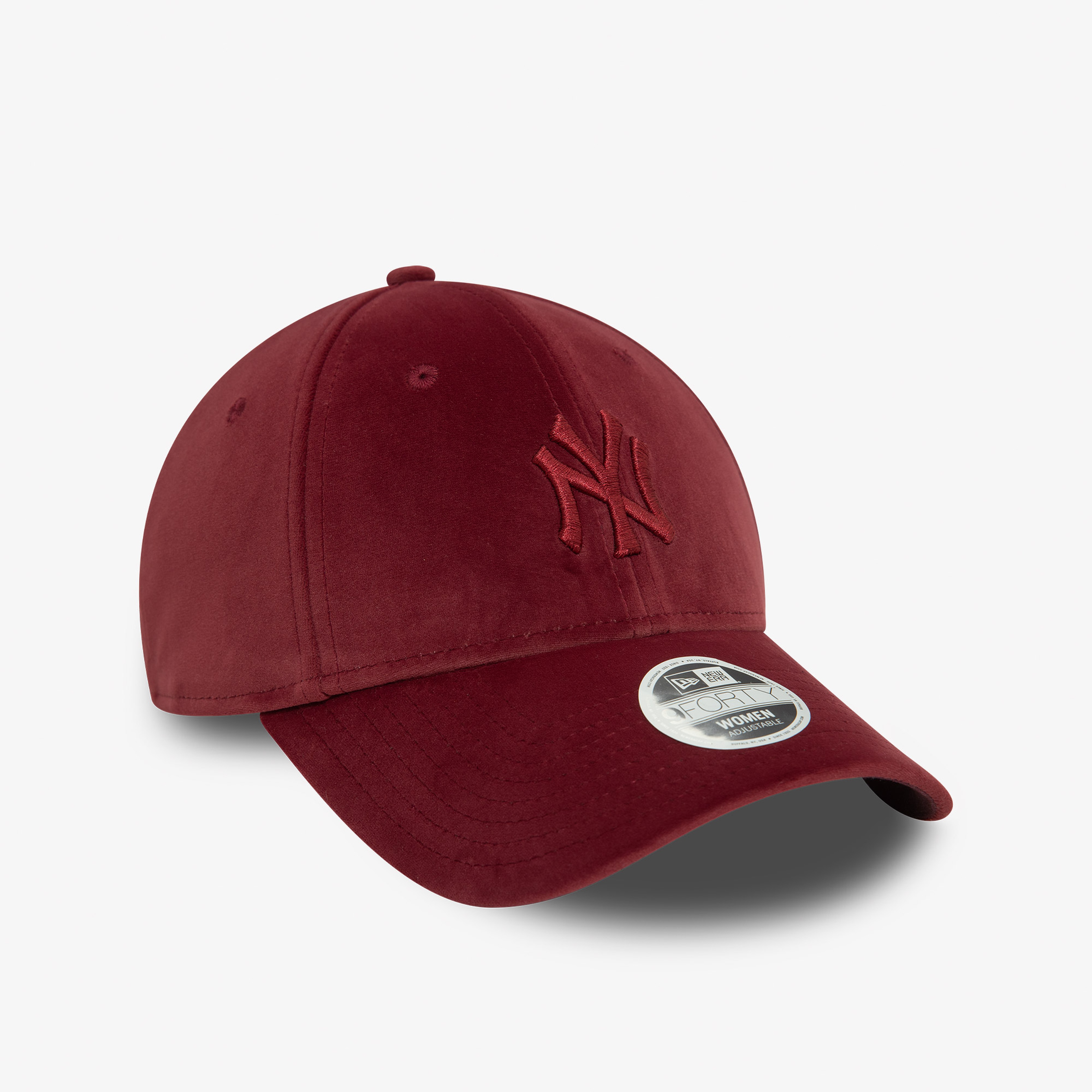New Era New York Yankees Midi Velour Kadife Kadın Kırmızı Şapka