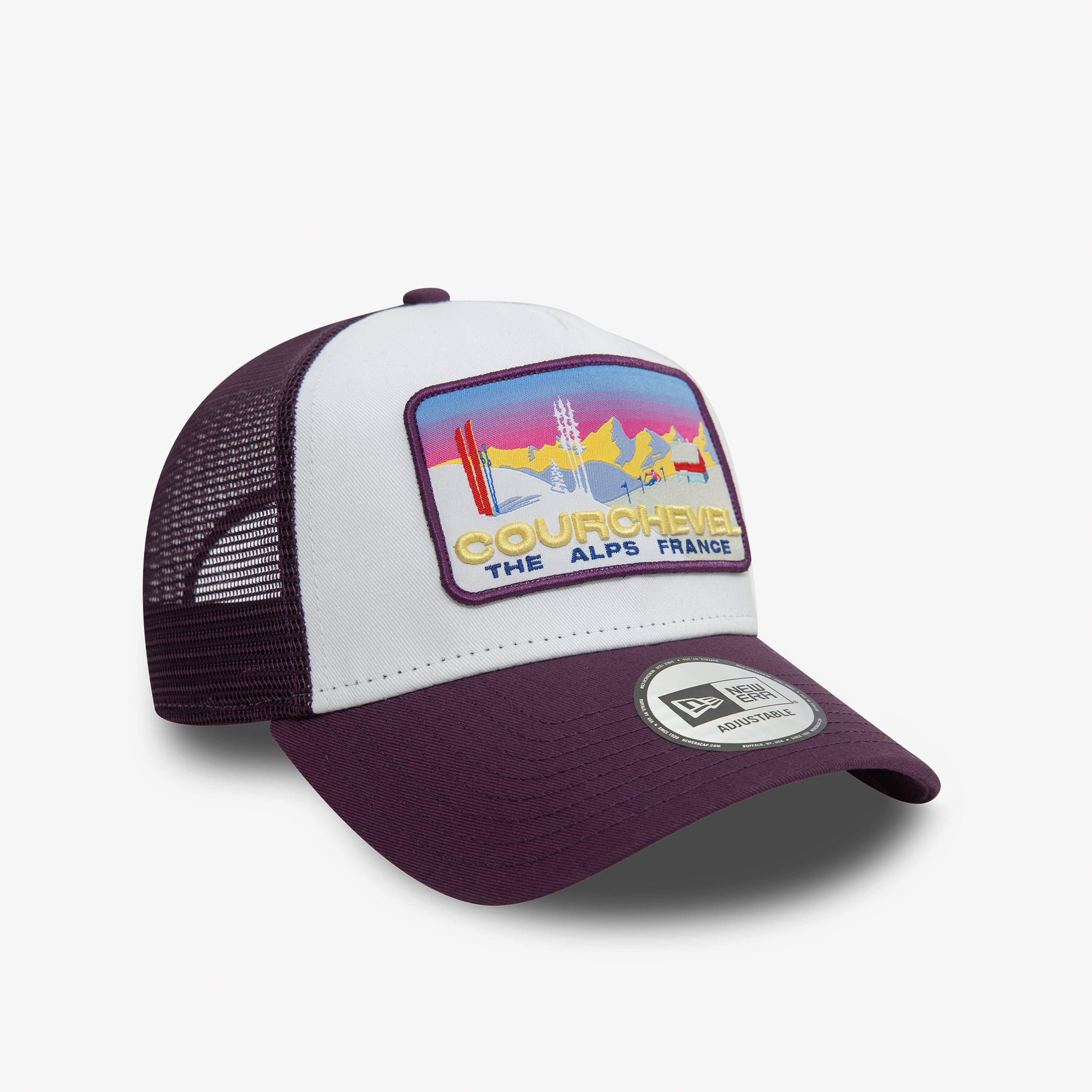 New Era Ski Courchevel Patch Unisex Mor/Beyaz Şapka