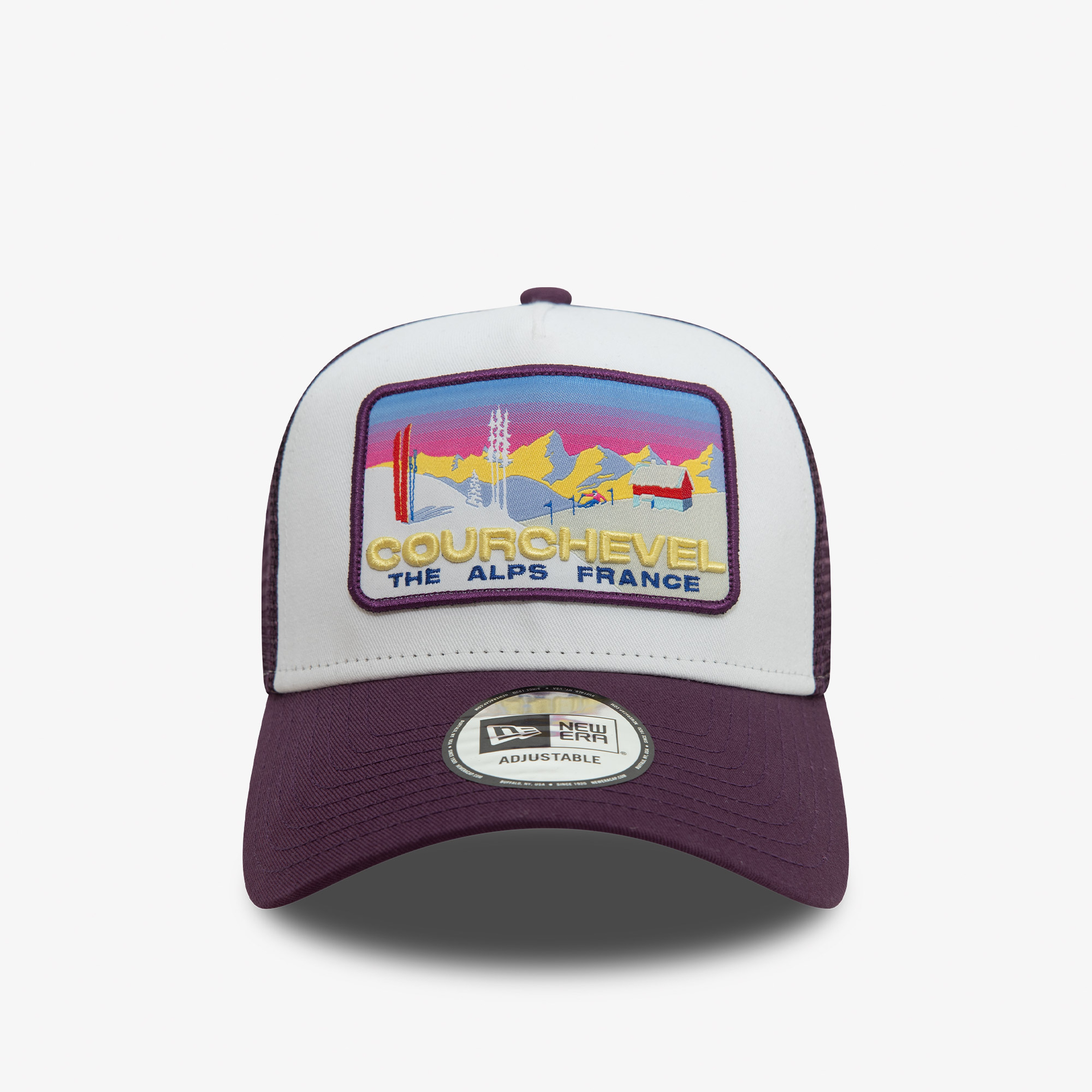 New Era Ski Courchevel Patch Unisex Mor/Beyaz Şapka