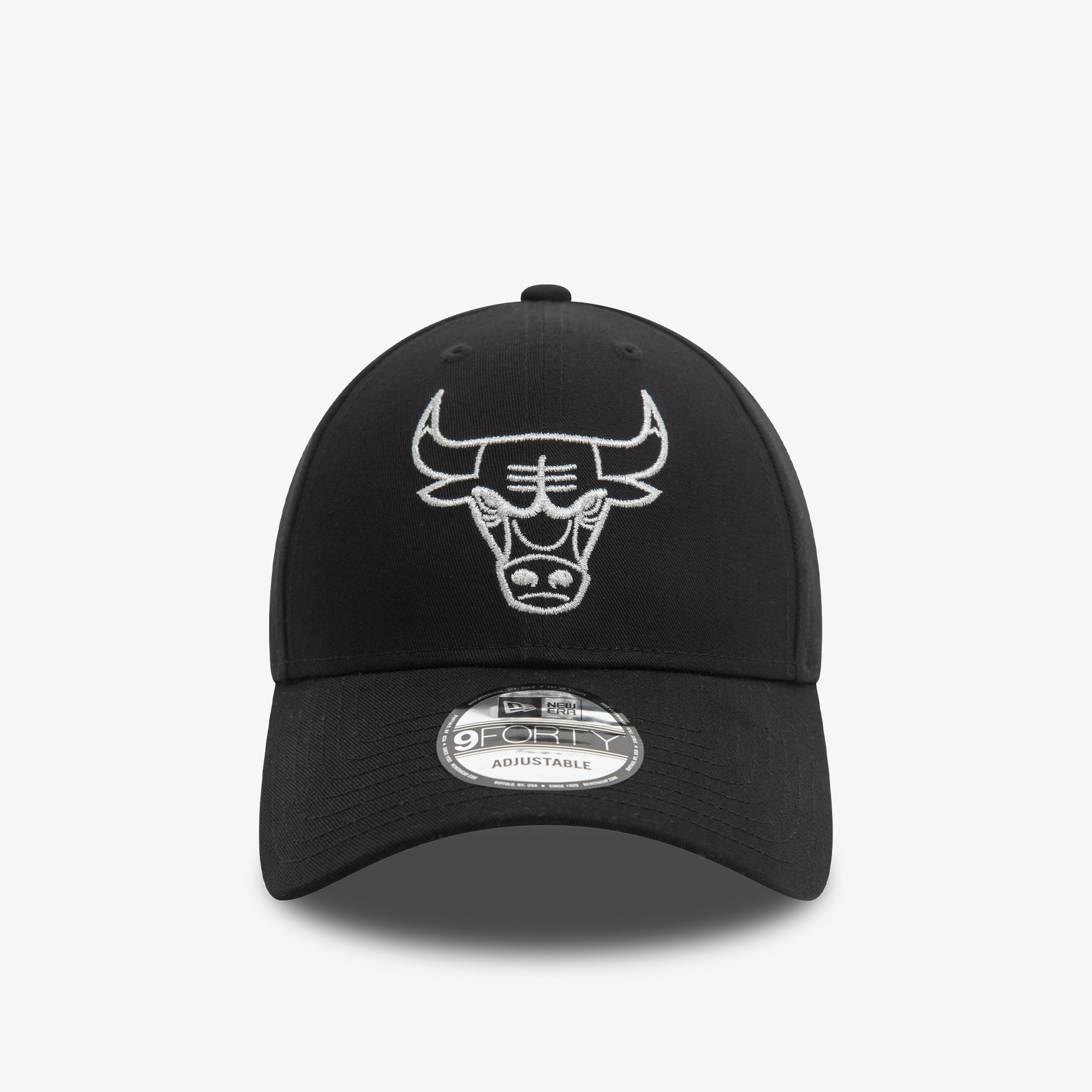 New Era Chicago Bulls Metallic Outline 9Forty Unisex Siyah Şapka
