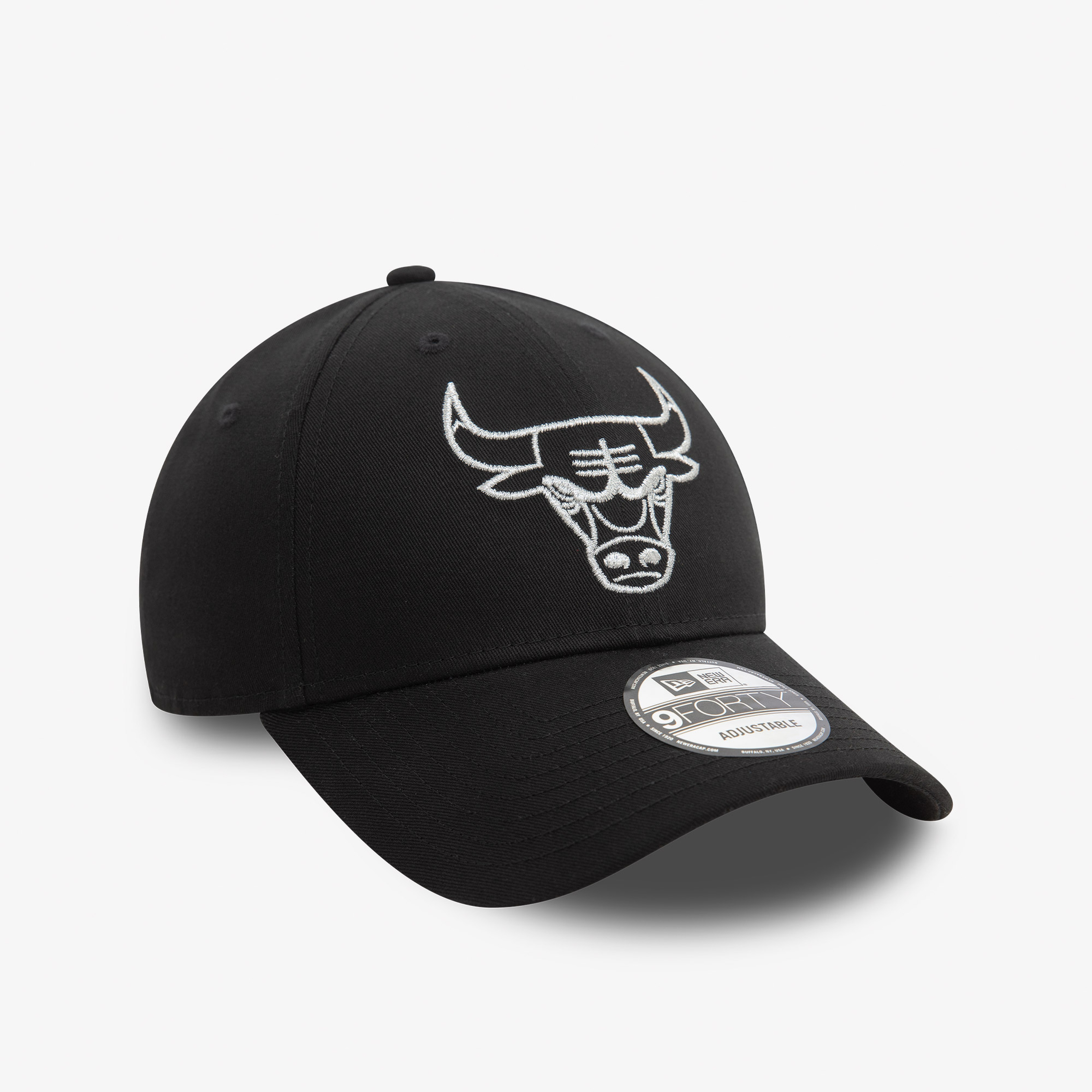 New Era Chicago Bulls Metallic Outline 9Forty Unisex Siyah Şapka