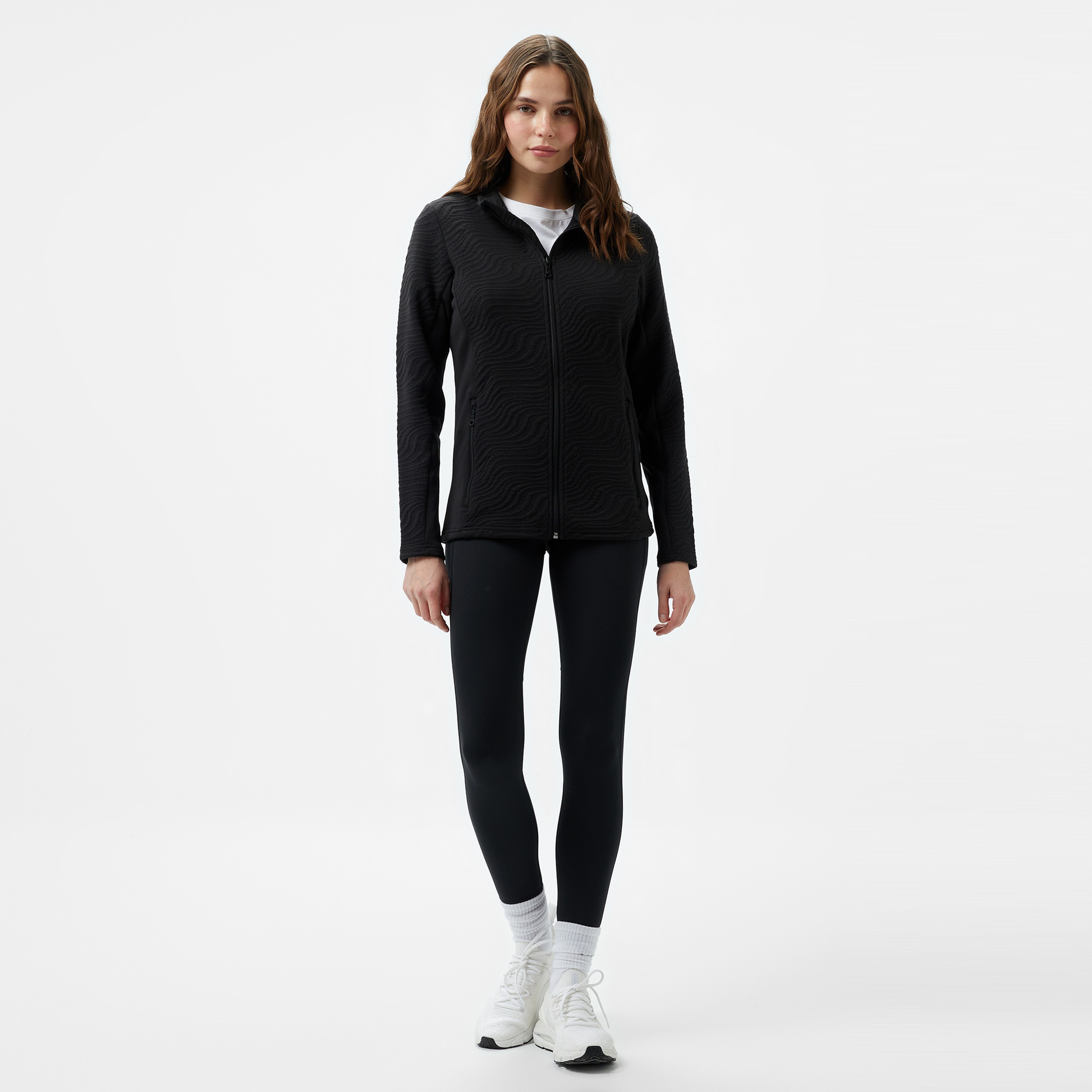 Mc Kinley Havina II Fz Kadın Siyah Günlük Sweatshirt