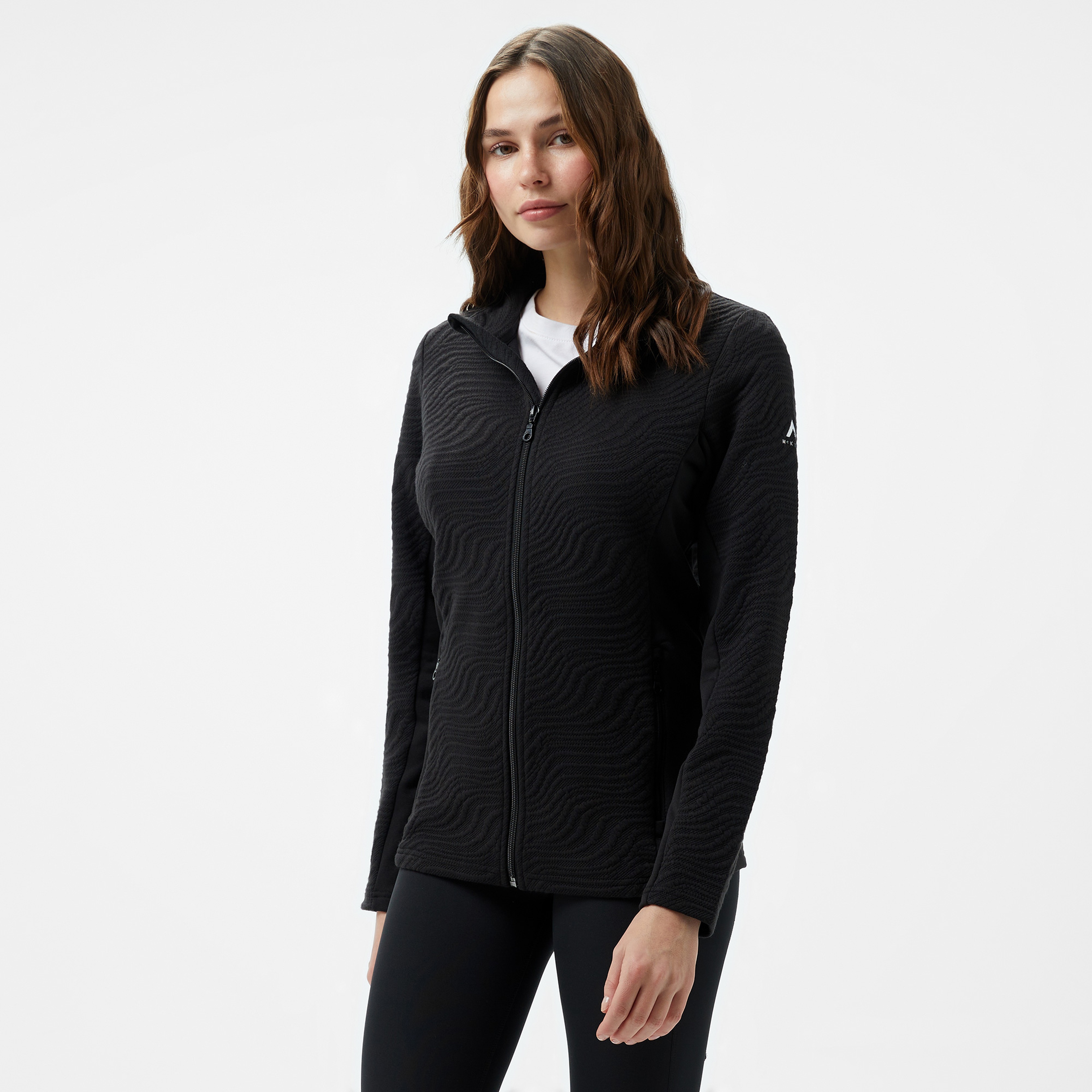 Mc Kinley Havina II Fz Kadın Siyah Günlük Sweatshirt