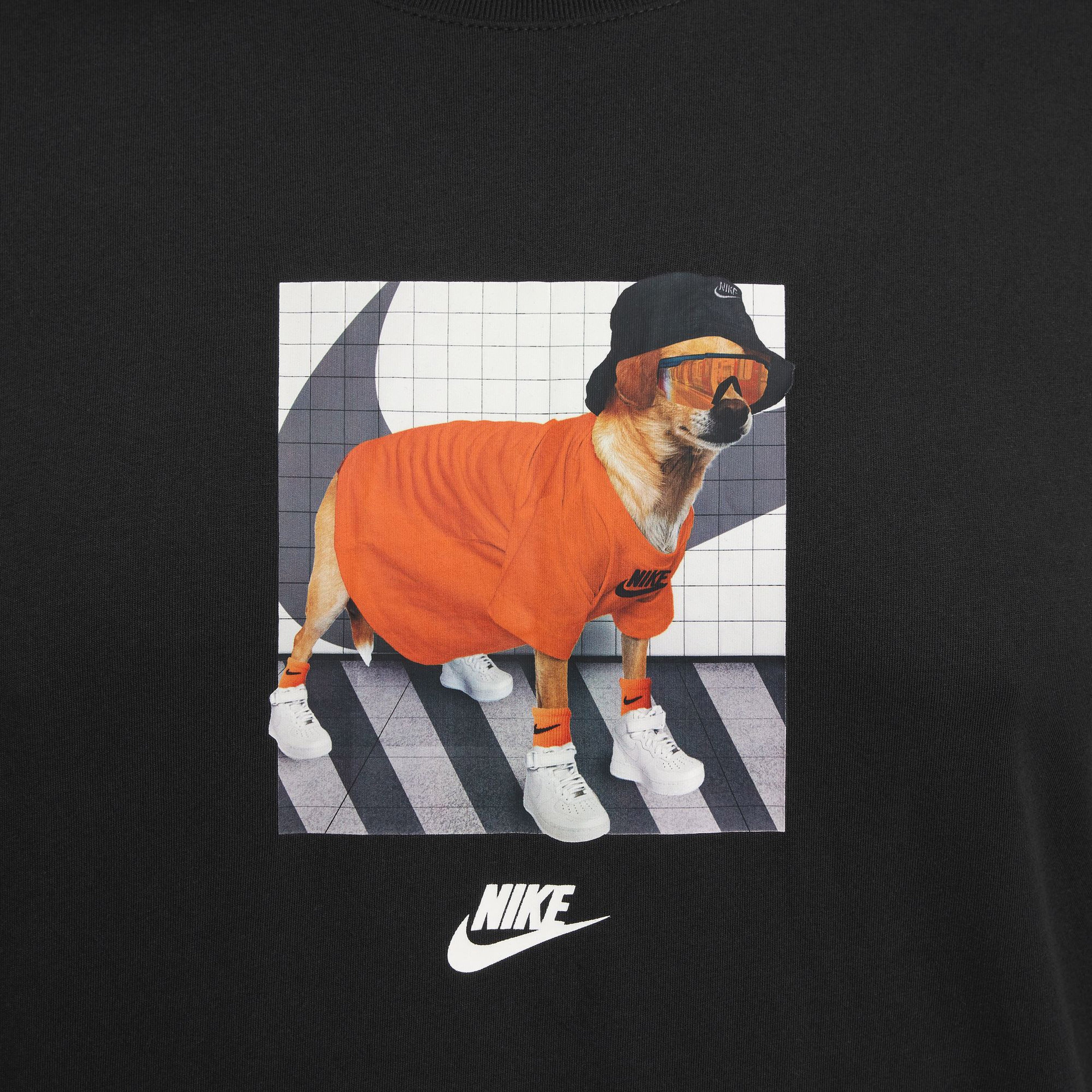 Nike Sportswear Hbr Erkek Siyah Günlük T-Shirt