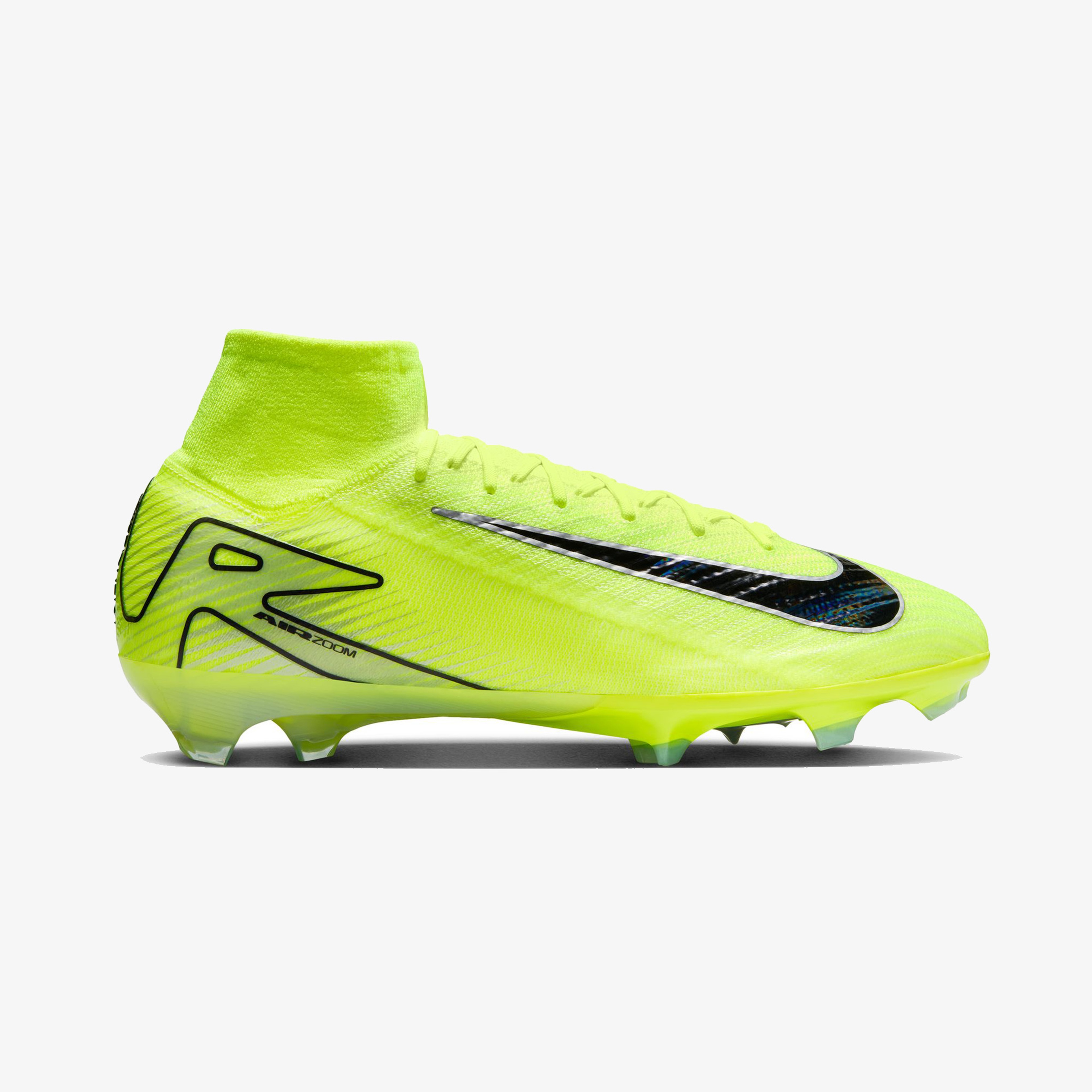 Nike Mercurial Superfly 10 Elite Fg Erkek Sarı Bilekli Çim Saha Kramponu