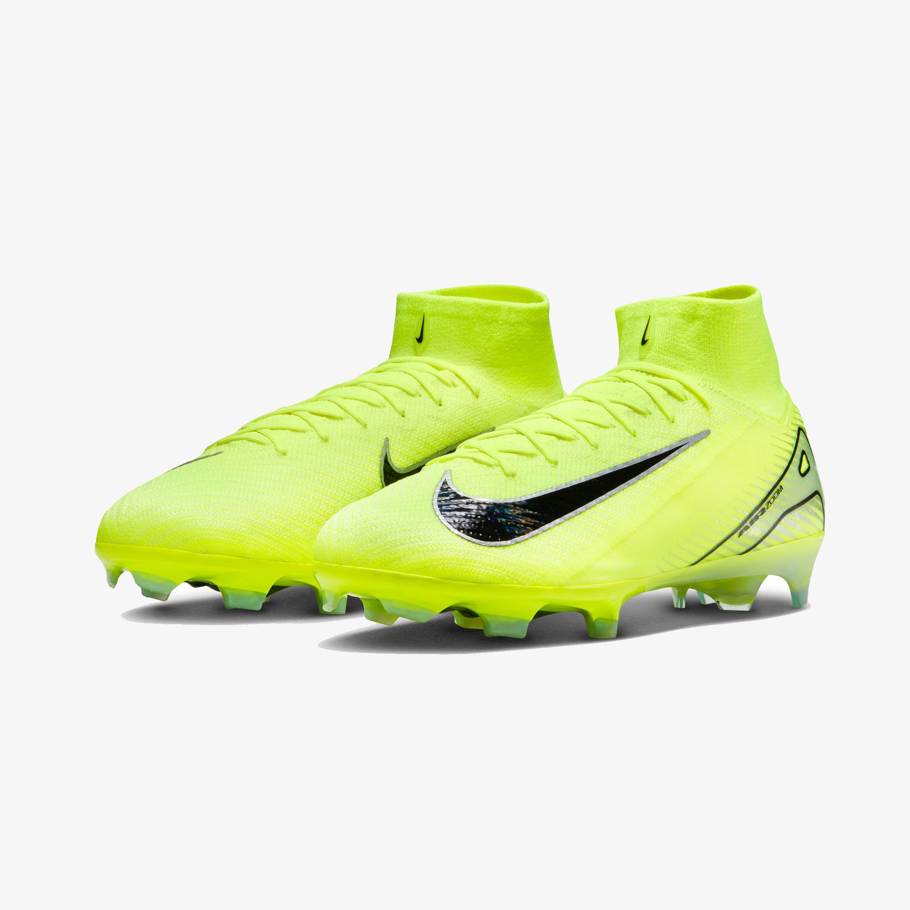 Nike Mercurial Superfly 10 Elite Fg Erkek Sarı Bilekli Çim Saha Kramponu