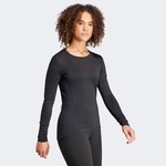 adidas Xperior Merino Erkek Siyah Uzun Kollu Antrenman T-Shirt