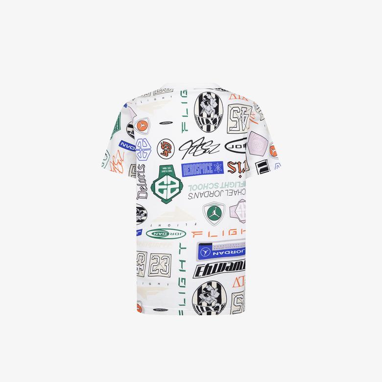 Jordan Essentials Printed Çocuk Beyaz T-Shirt