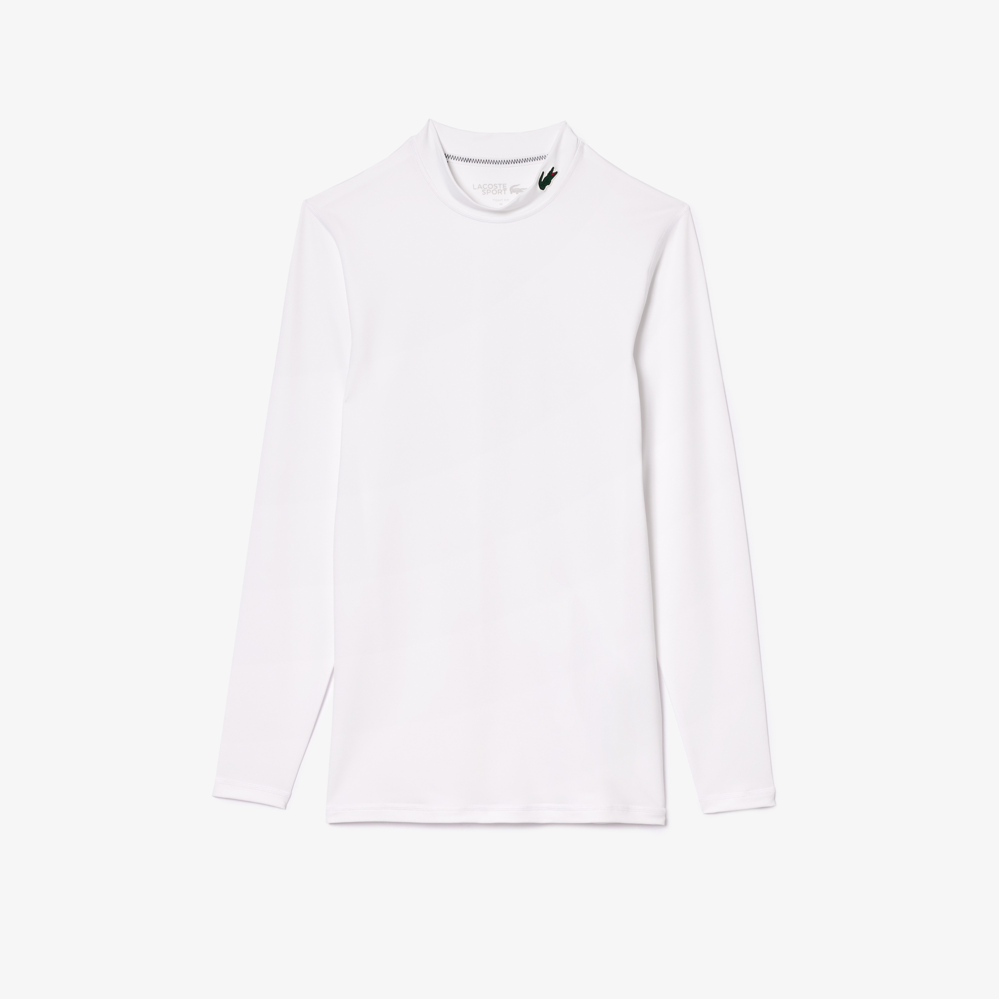 Lacoste Ultra Dry Erkek Beyaz Uzun Kol Antrenman İçliği