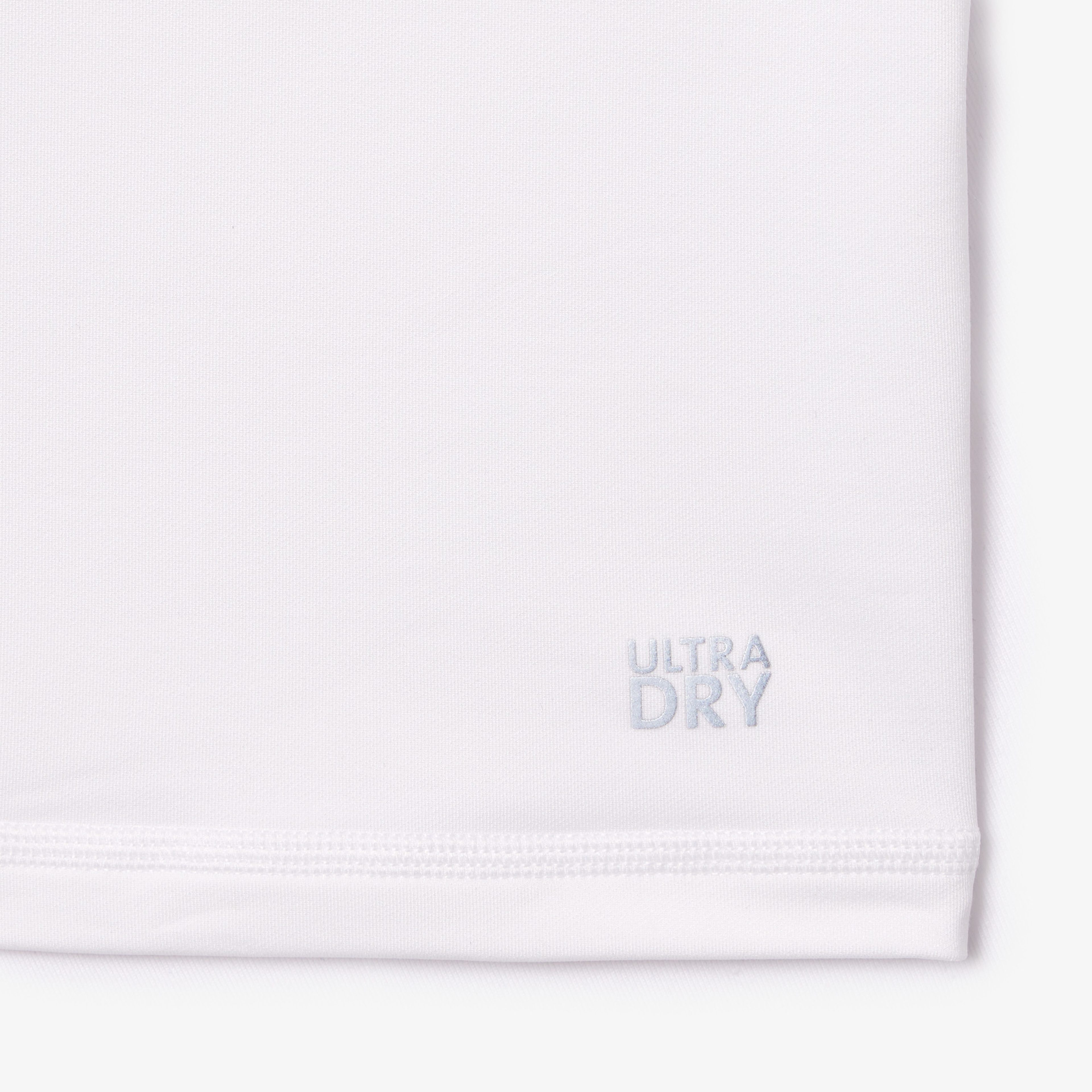 Lacoste Ultra Dry Erkek Beyaz Uzun Kol Antrenman İçliği