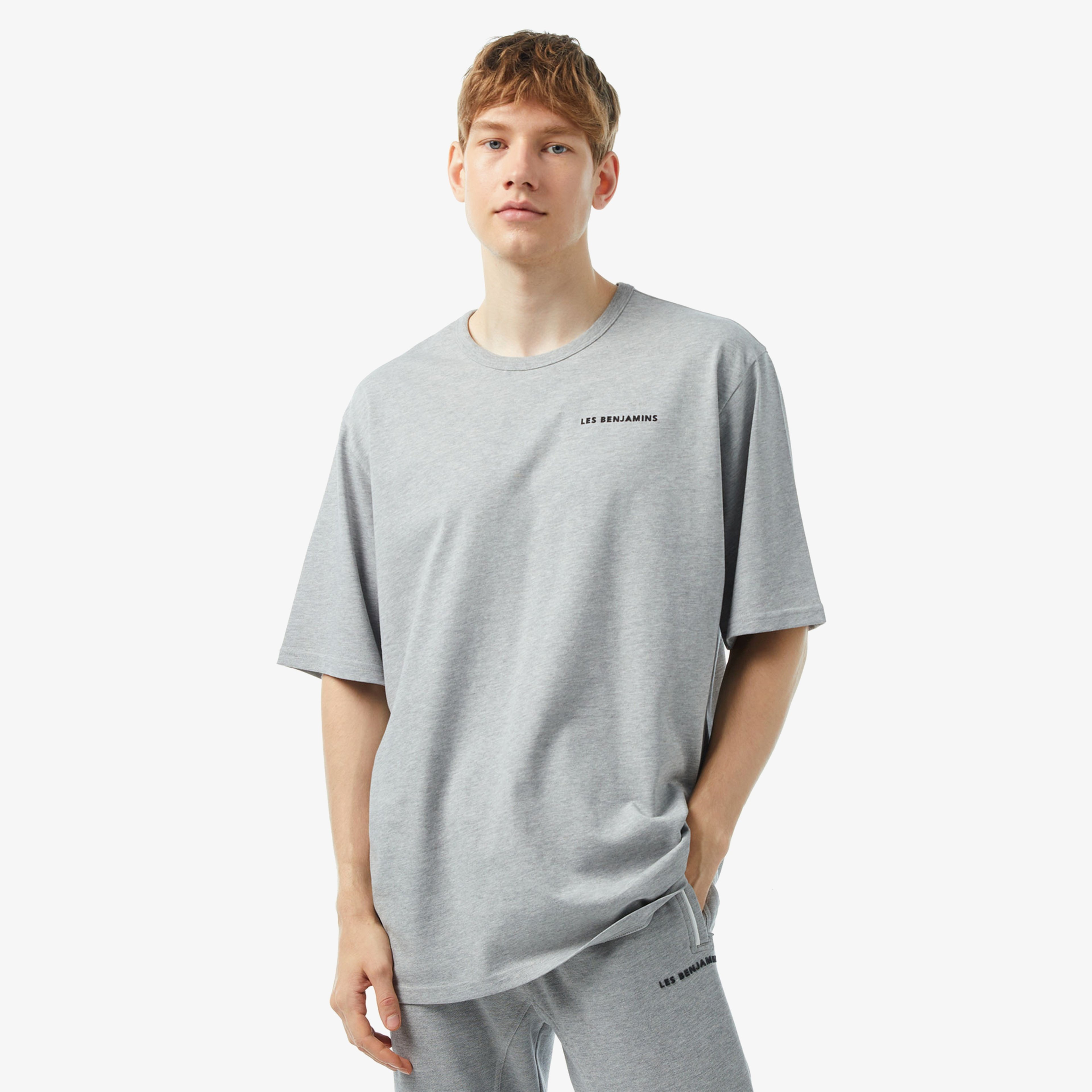 Les Benjamins Classics Erkek Gri T-Shirt
