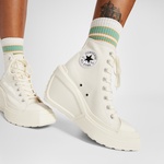 Converse Chuck 70 De Luxe Wedge Kadın Krem Ayakkabı