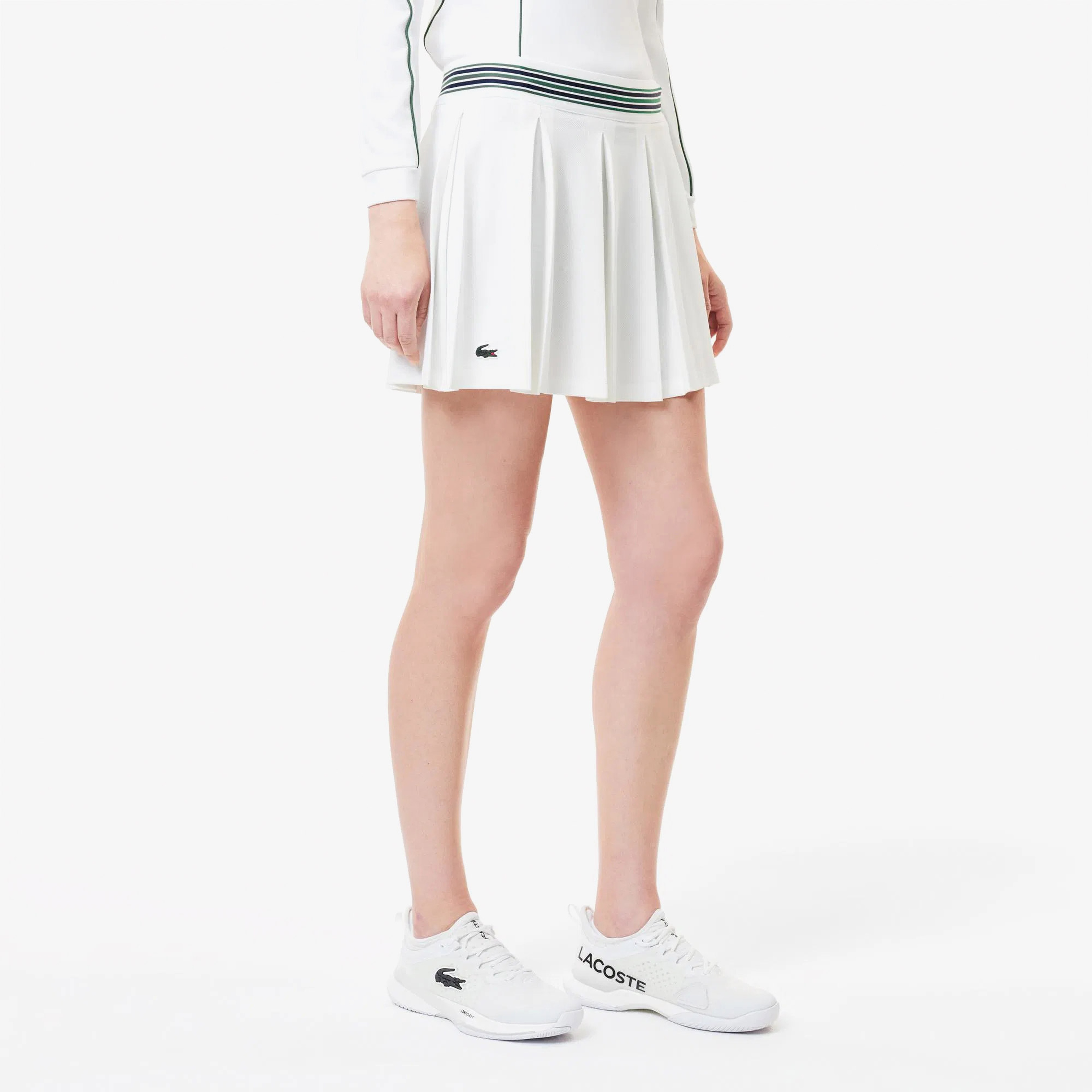 Kadın Tenis Pileli Beyaz Etek