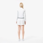 Kadın Tenis Pileli Beyaz Etek
