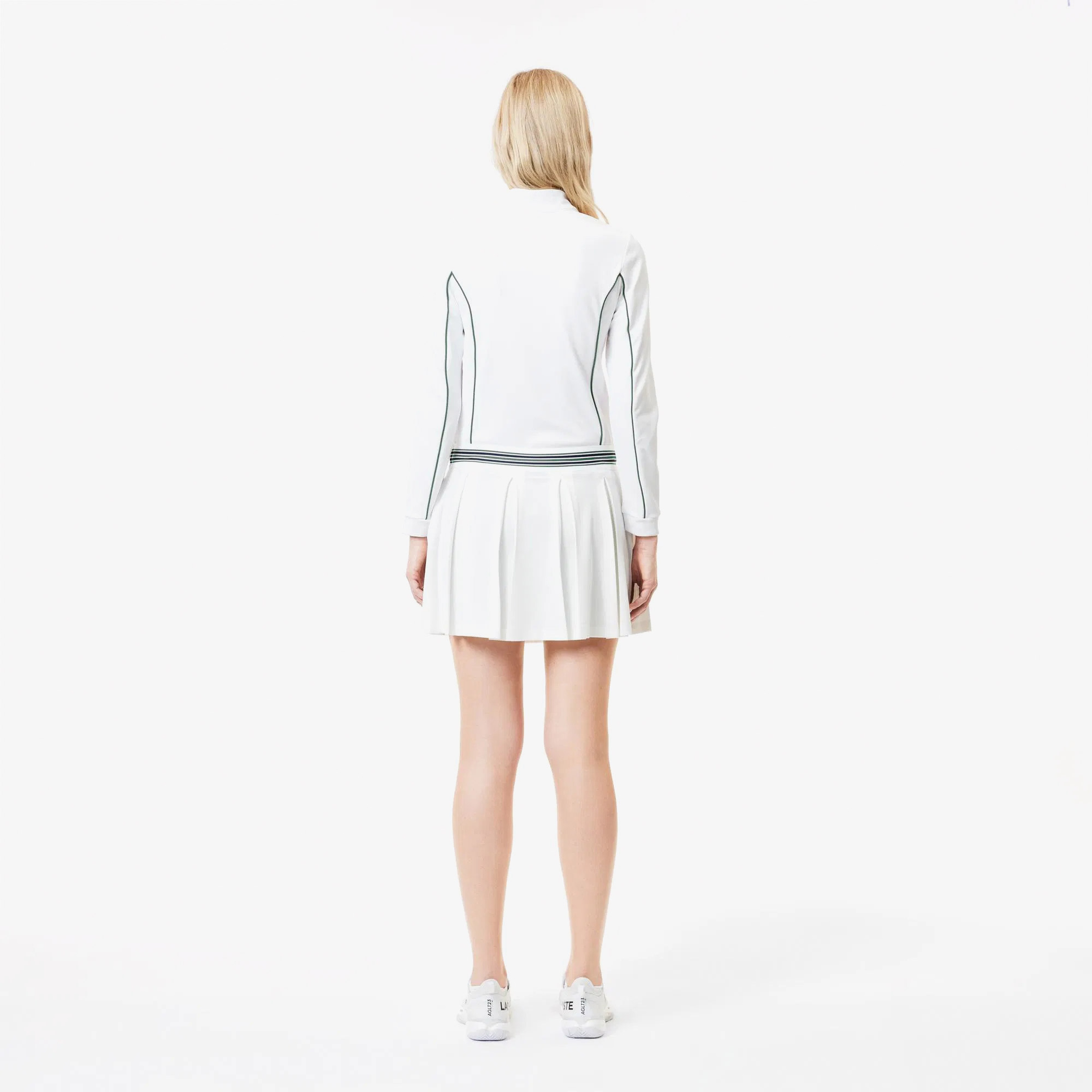 Kadın Tenis Pileli Beyaz Etek