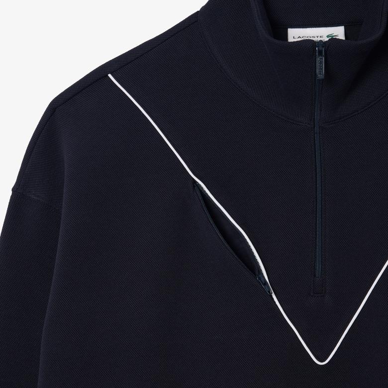 Lacoste Erkek Lacivert Sweatshirt