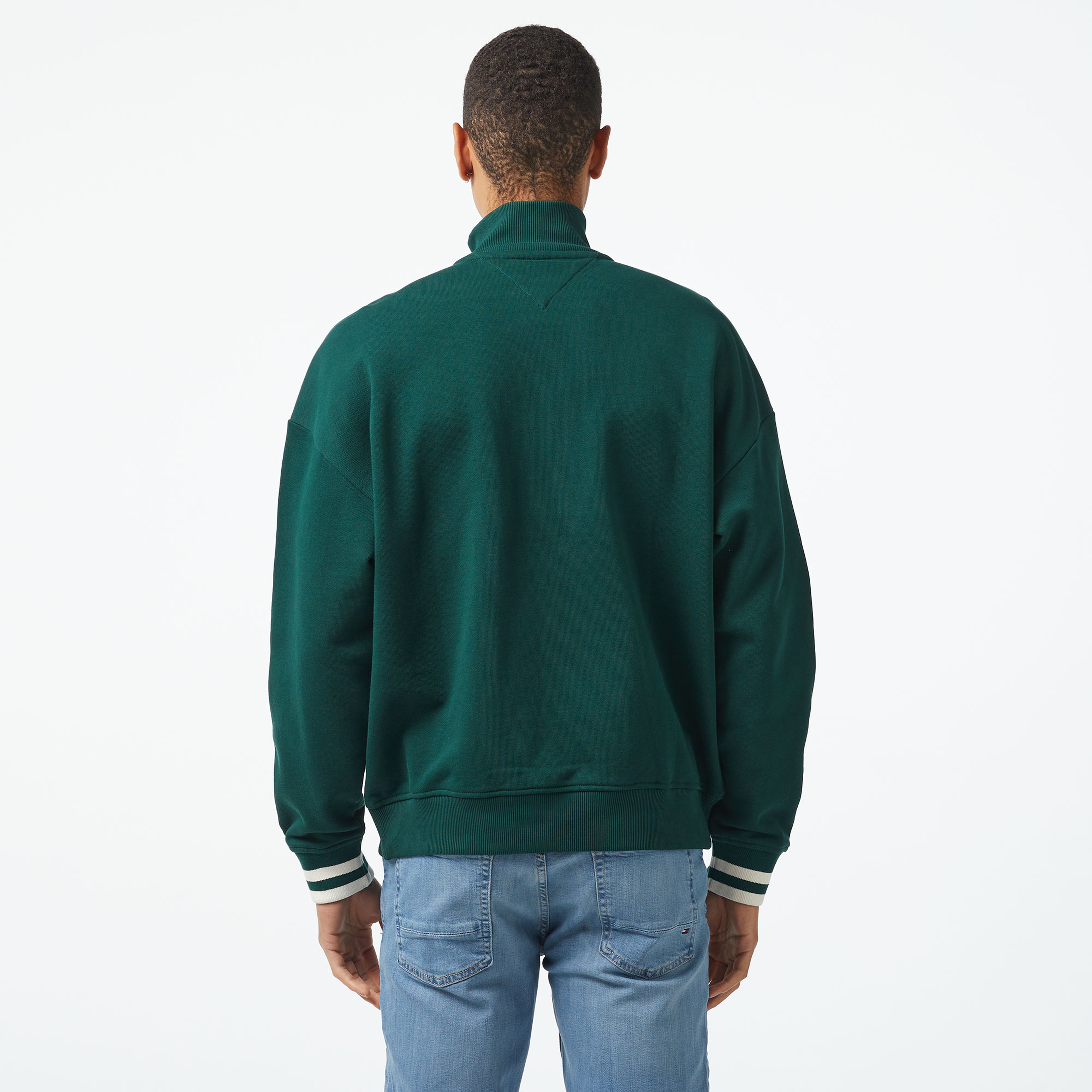 Tommy Hilfiger Erkek Yeşil Sweatshirt