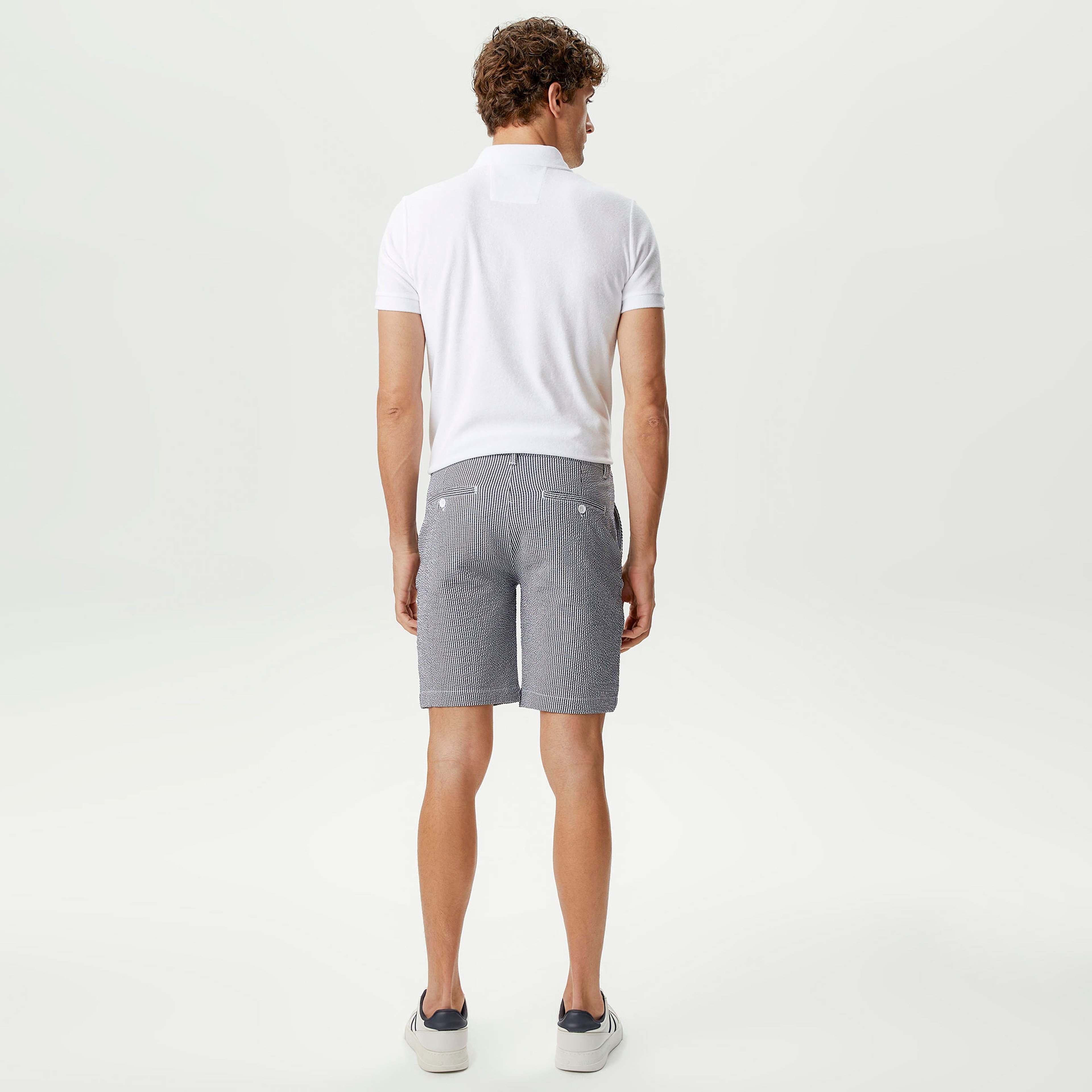 Nautica Erkek Mavi Standart Fit Bermuda