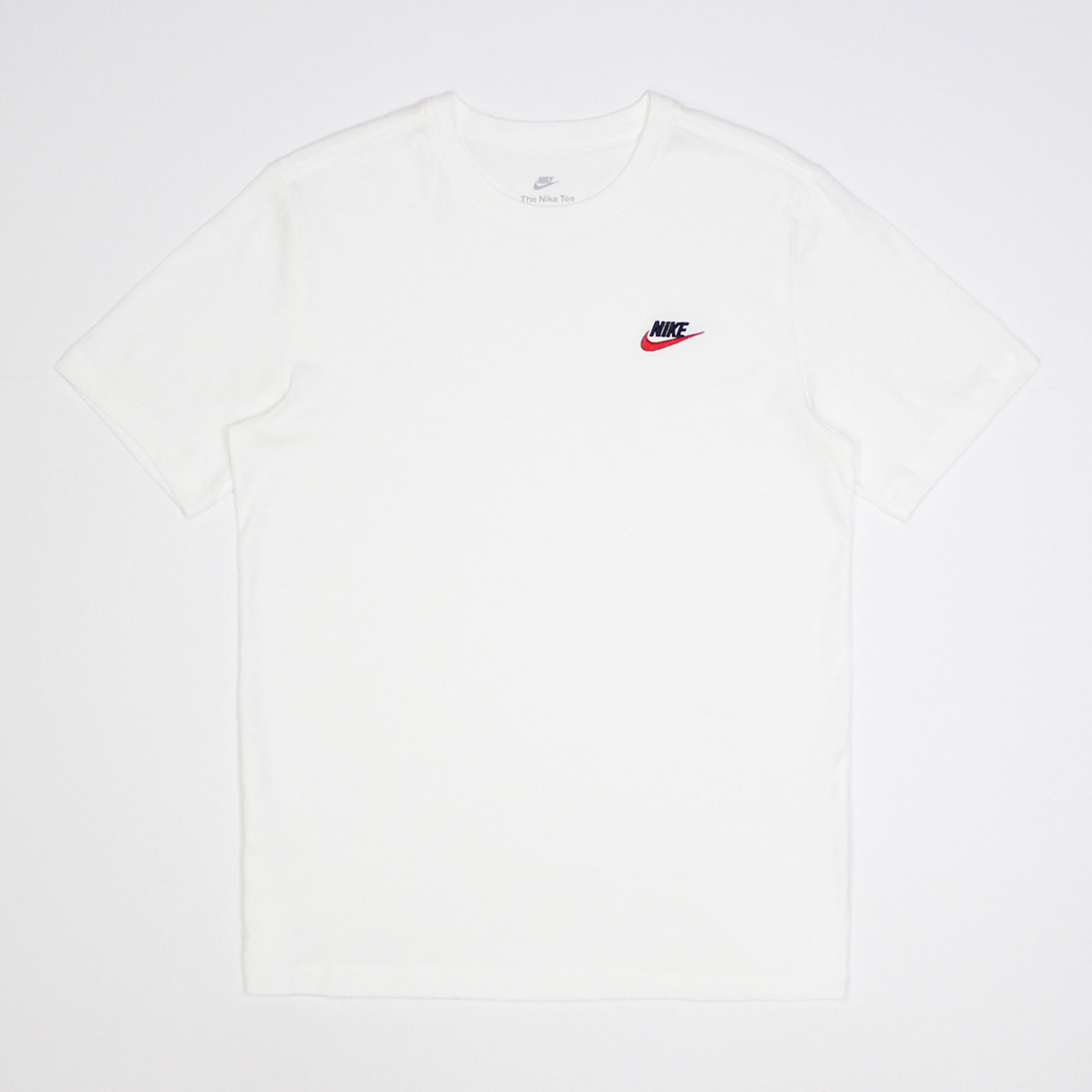 Nike Sportswear Club Erkek Beyaz Günlük T-Shirt