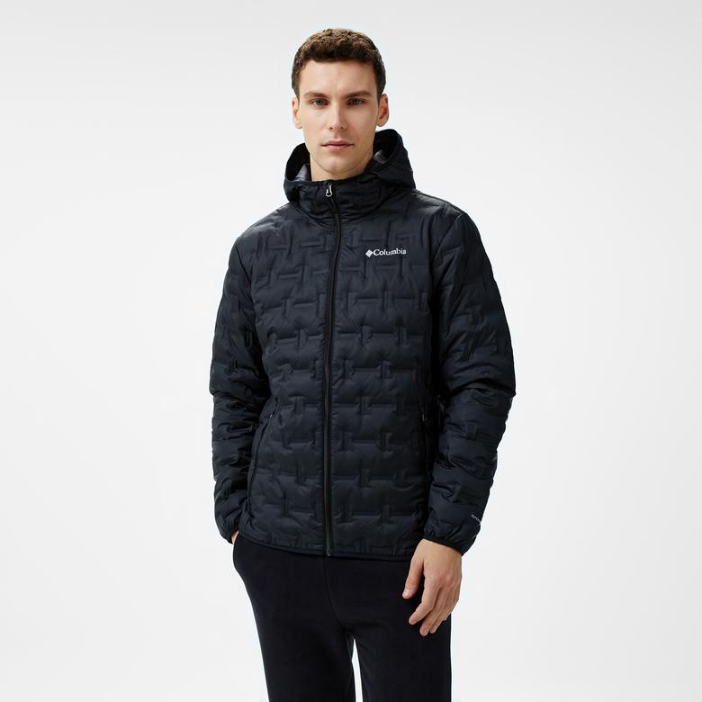 Columbia Delta Ridge Down Hooded Erkek Siyah Mont