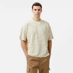 UNITED4 Erkek Krem T-Shirt