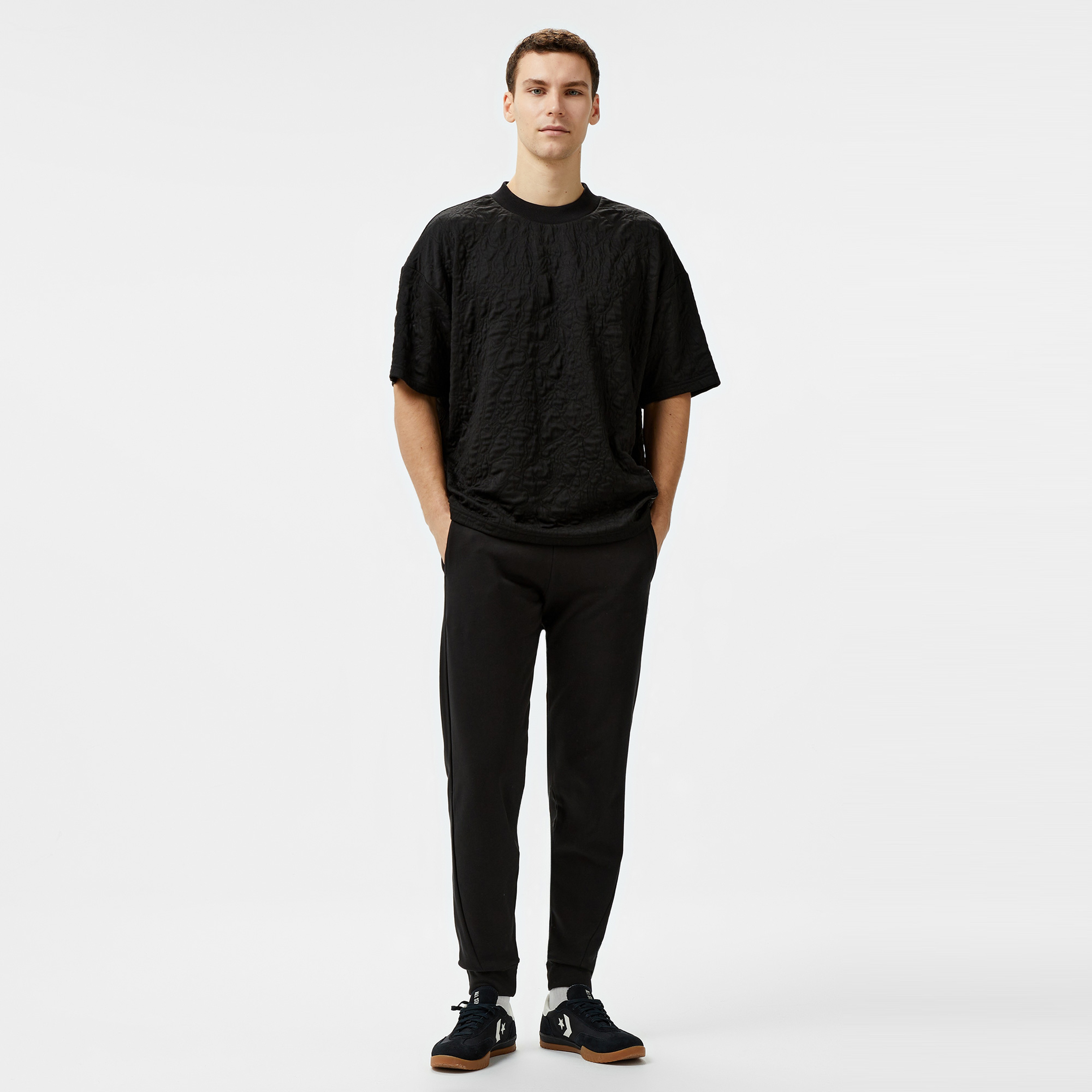 UNITED4 Erkek Siyah T-Shirt