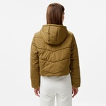 Vans Mte Foundry Crop Puff Hood Kadın Haki Ceket
