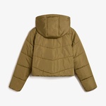 Vans Mte Foundry Crop Puff Hood Kadın Haki Ceket