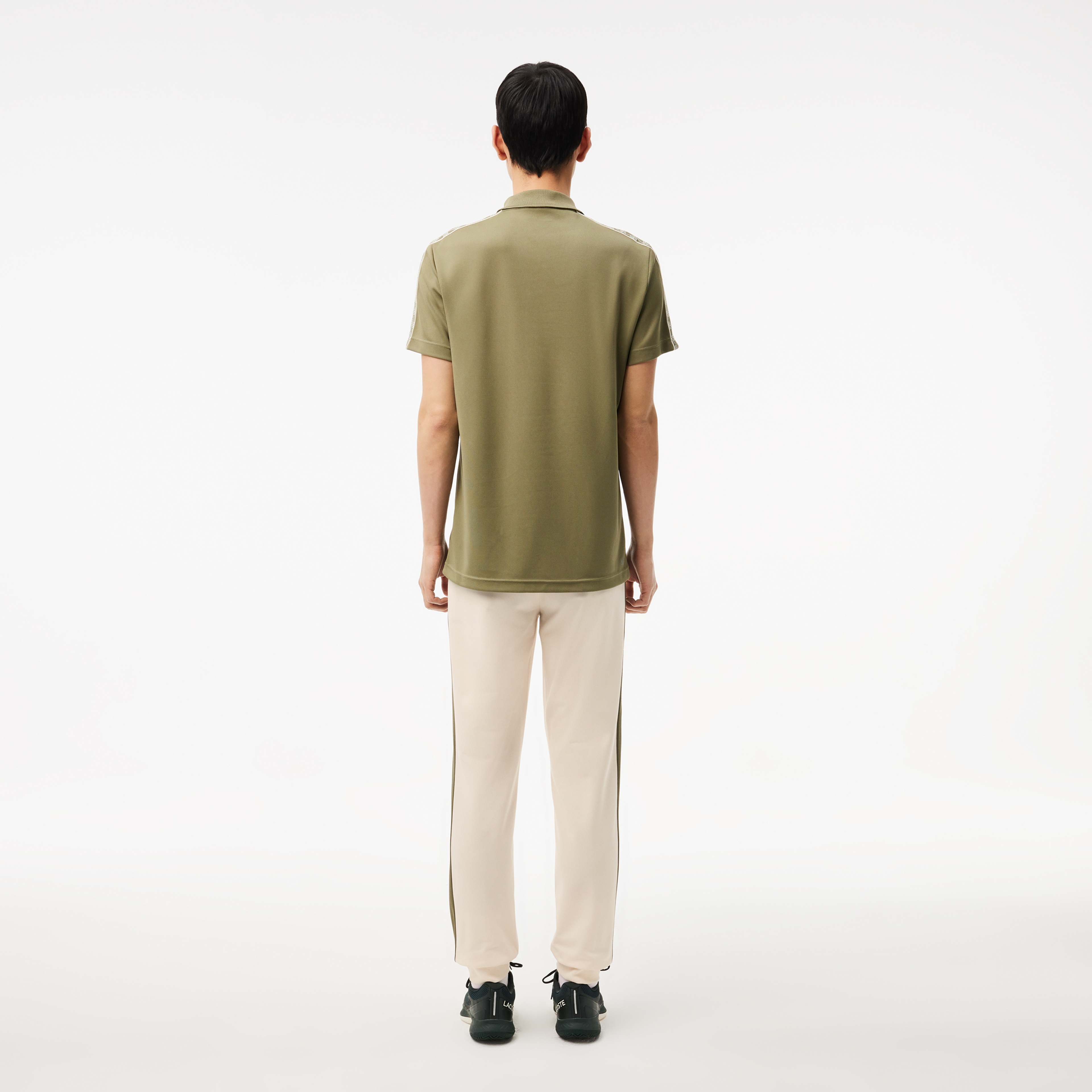 Erkek Regular Fit Baskılı Krem Eşofman Altı