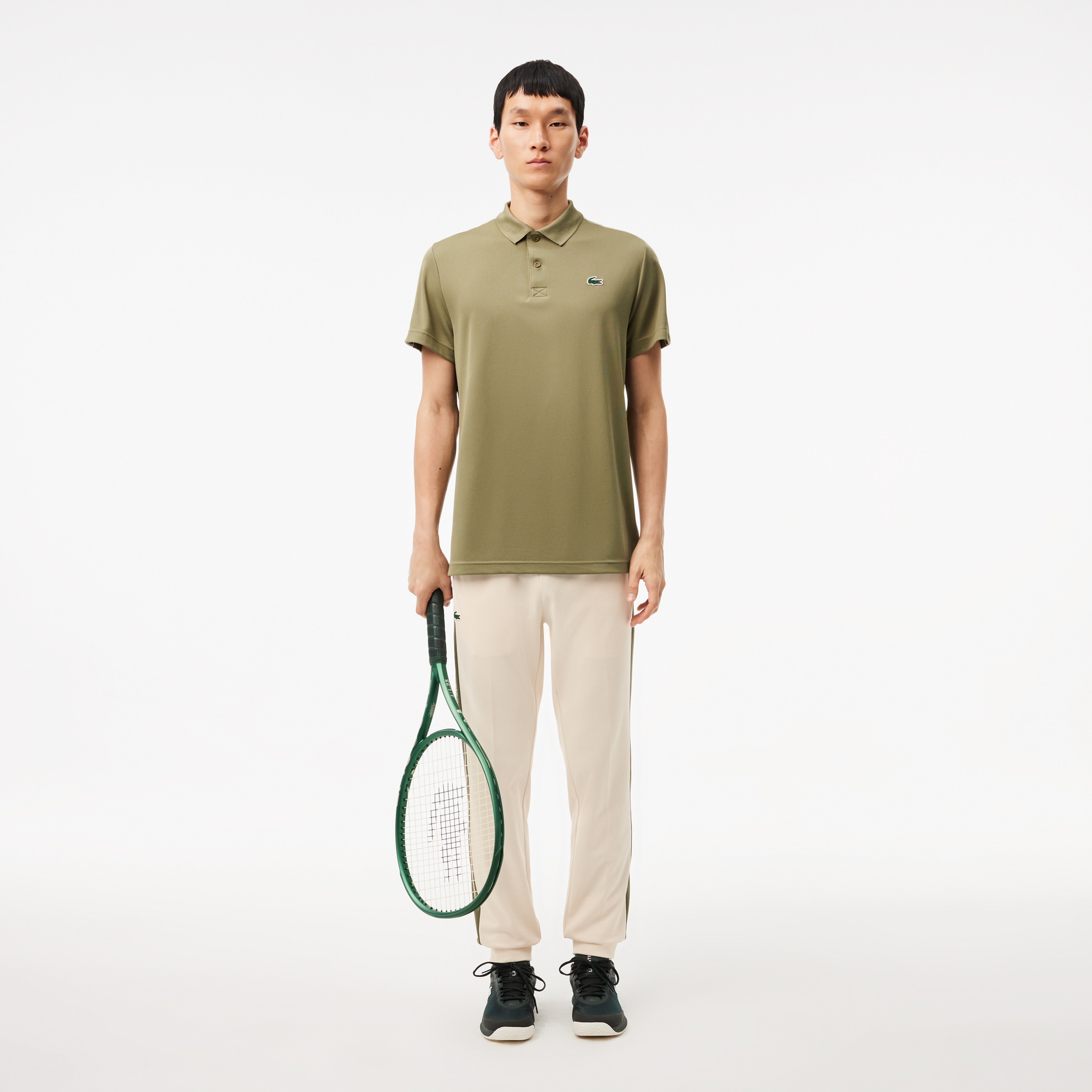 Erkek Regular Fit Baskılı Krem Eşofman Altı