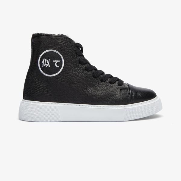 UNITED4 Kadın Siyah Spor Ayakkabı