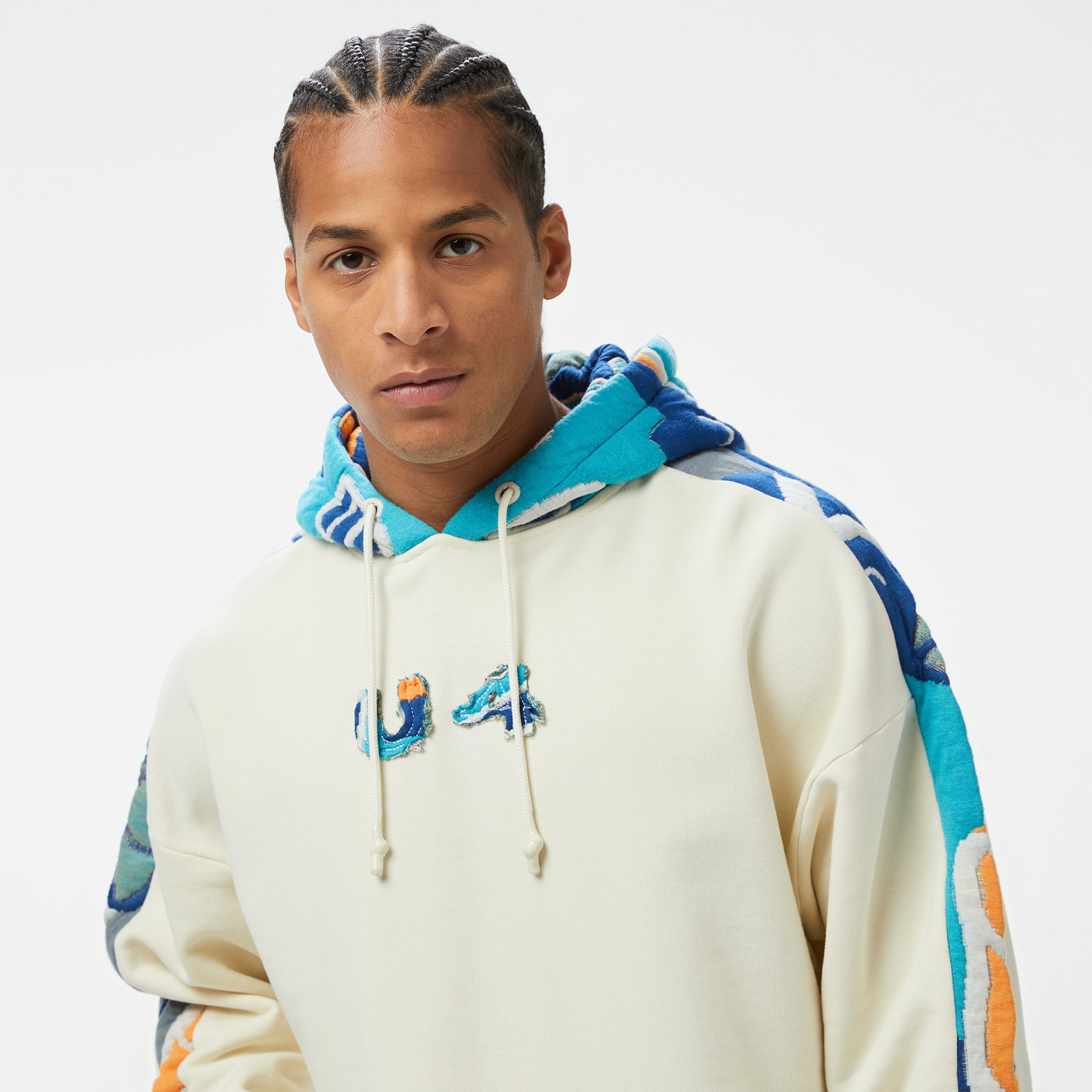 UNITED4 Erkek Krem Sweatshirt