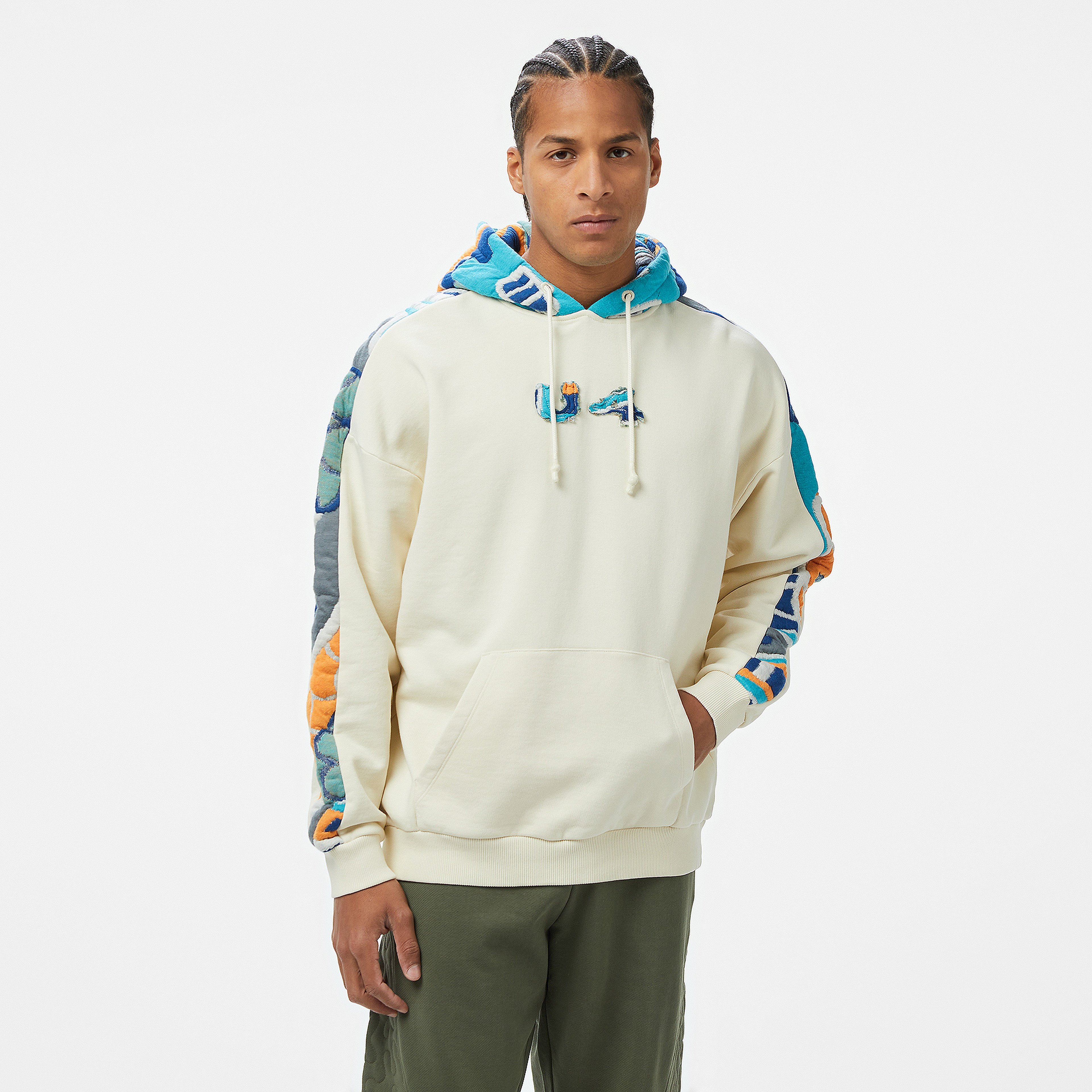 UNITED4 Erkek Krem Sweatshirt