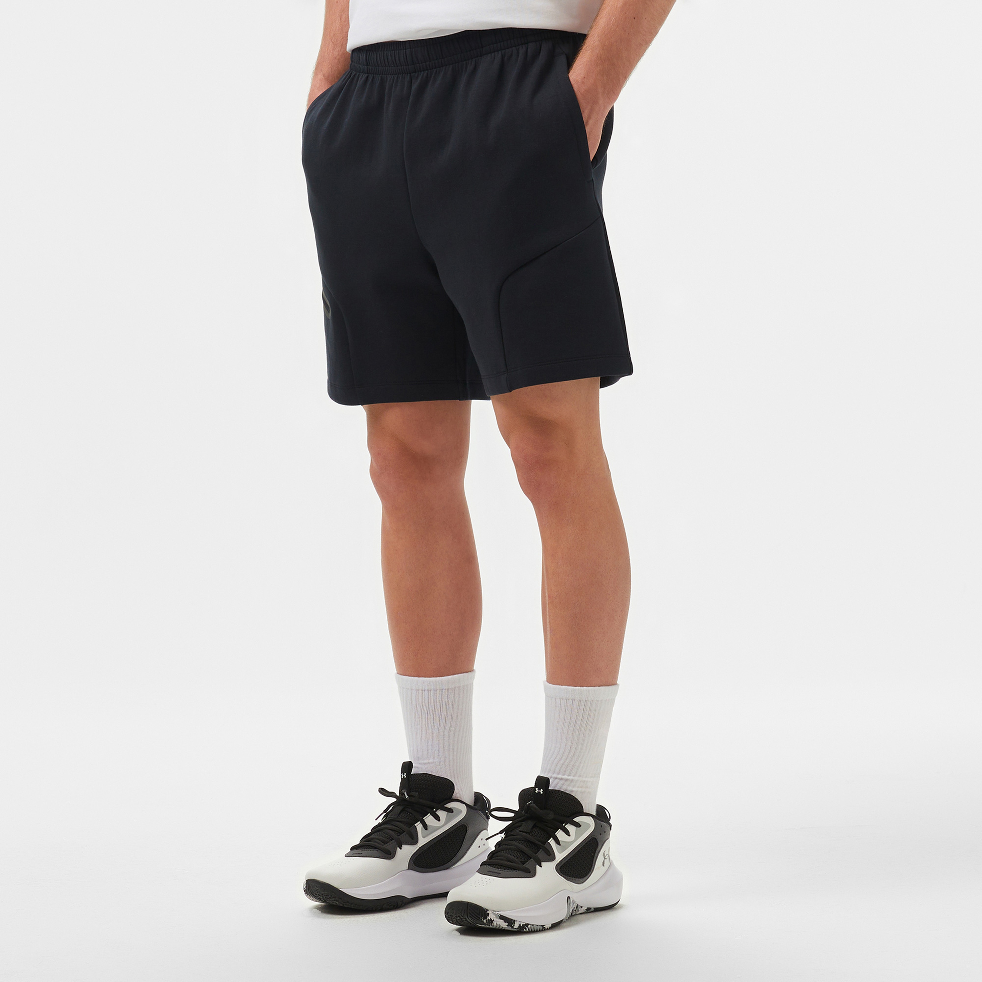 Under Armour Unstoppable Fleece Erkek Siyah Şort