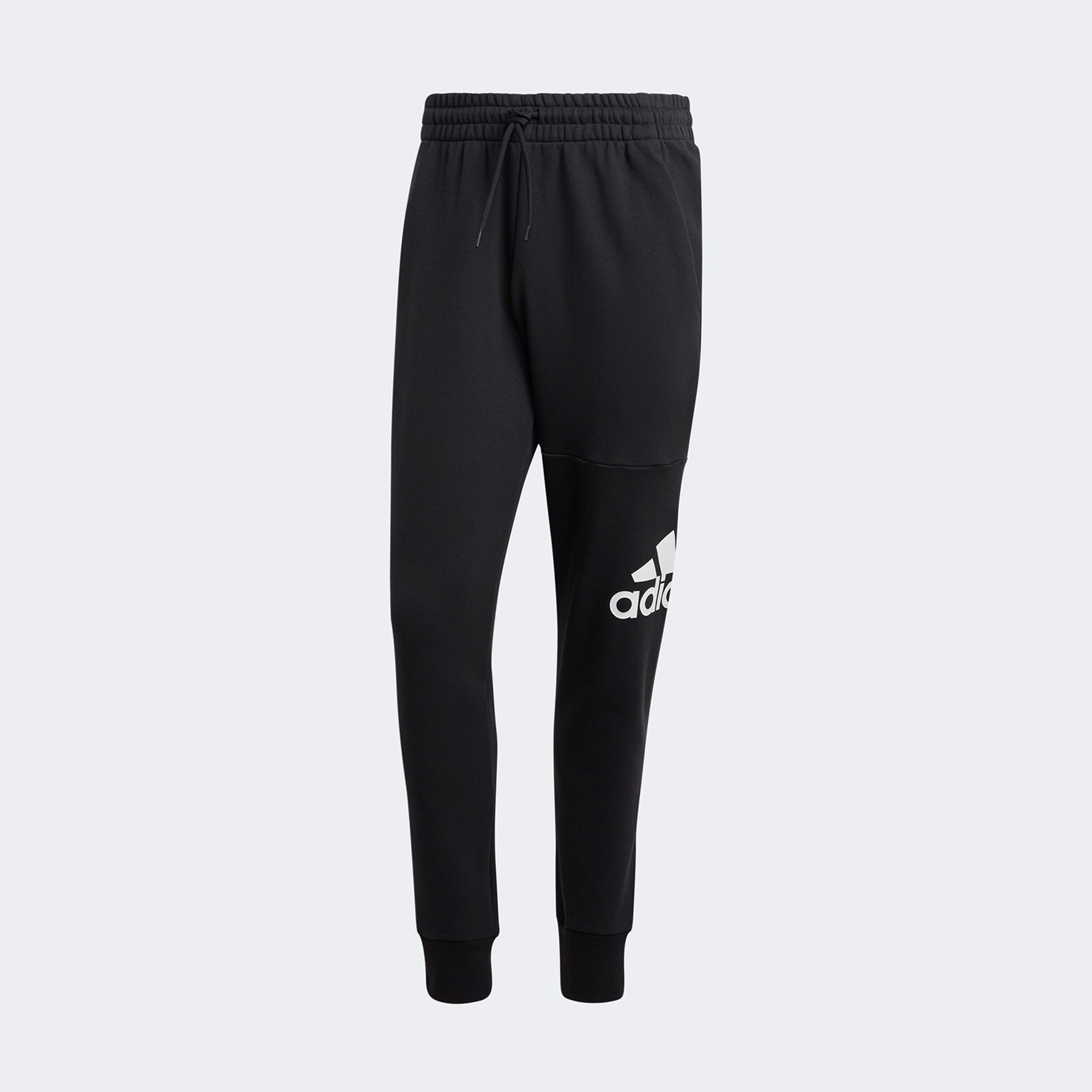 adidas Essentials French Terry Tapered Cuff Logo Erkek Siyah Eşofman Altı