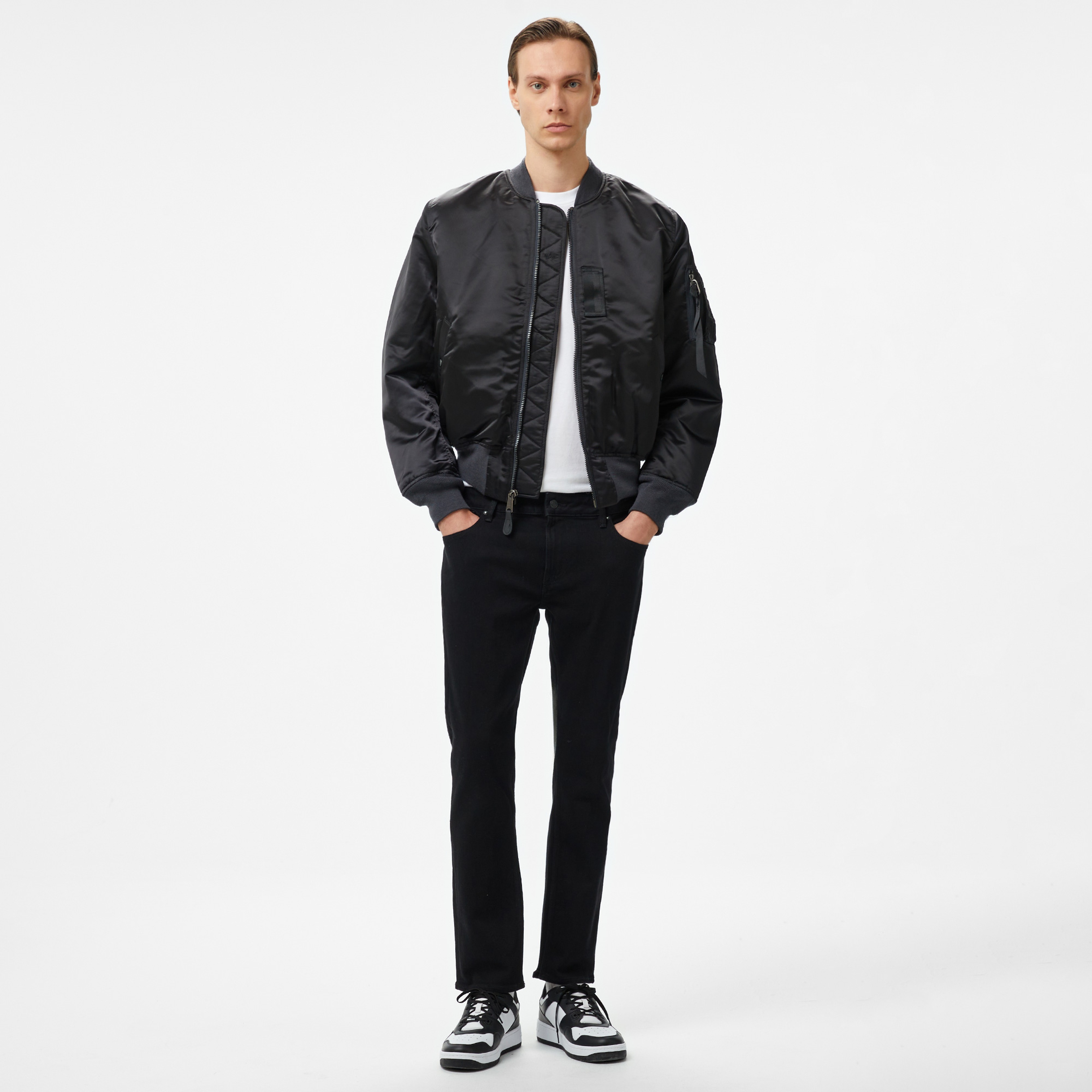 Alpha Industries  1960S Ma-1 Flight Unisex Siyah Ceket
