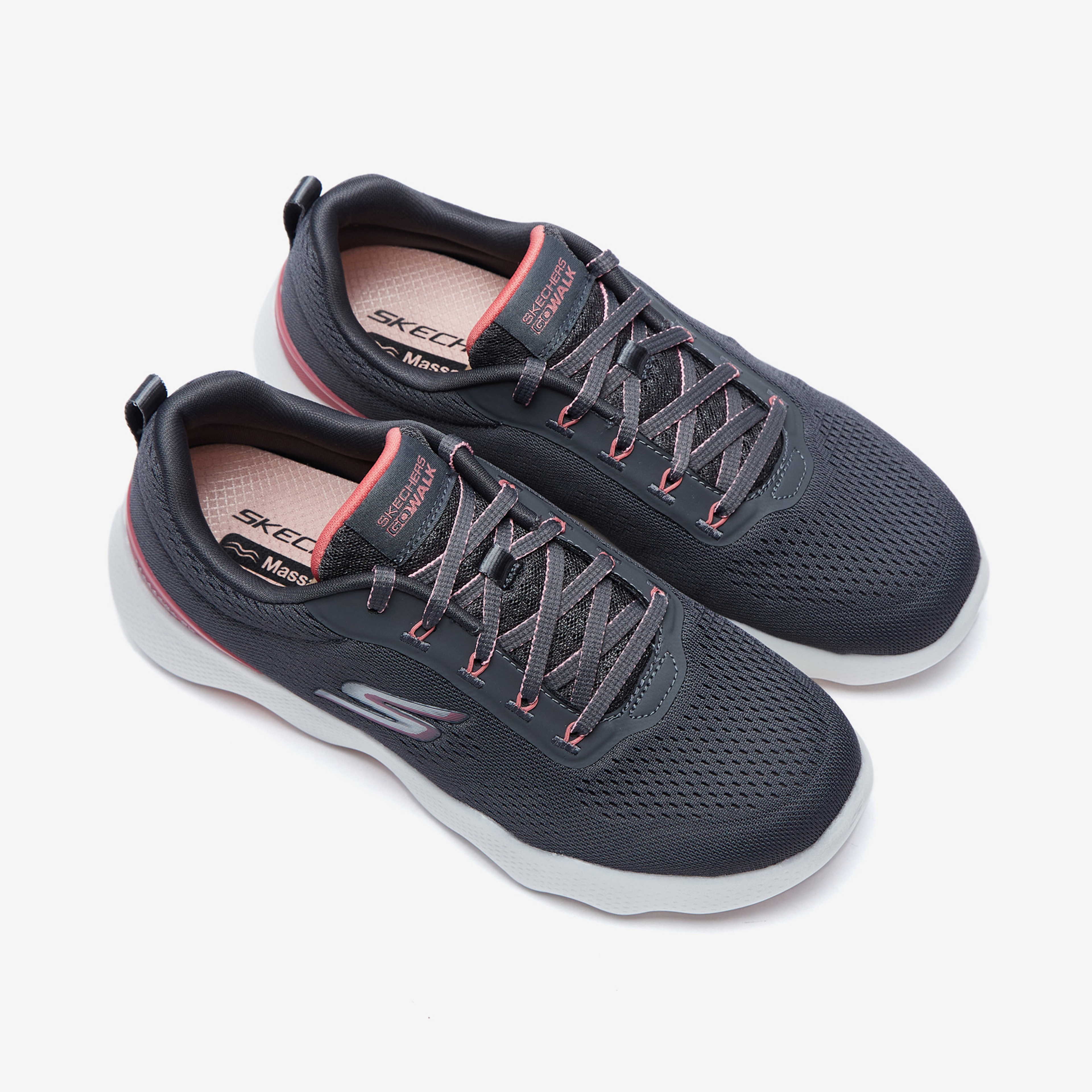 Skechers Go Walk Massage Fit Kadın Siyah Koşu Ayakkabısı