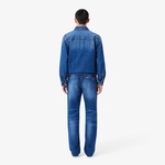 Erkek Straight Fit Lacivert Jean Pantolon