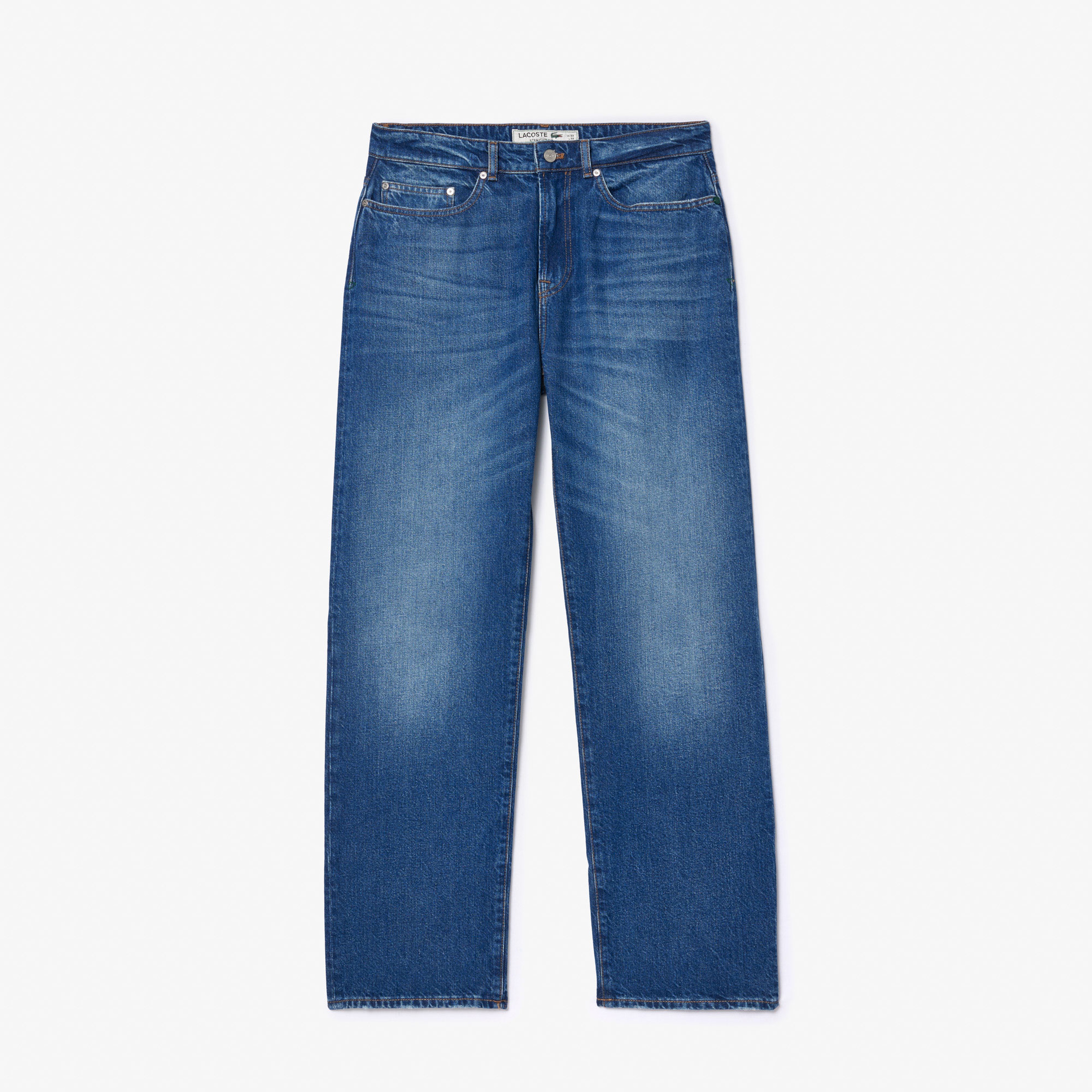 Erkek Straight Fit Lacivert Jean Pantolon