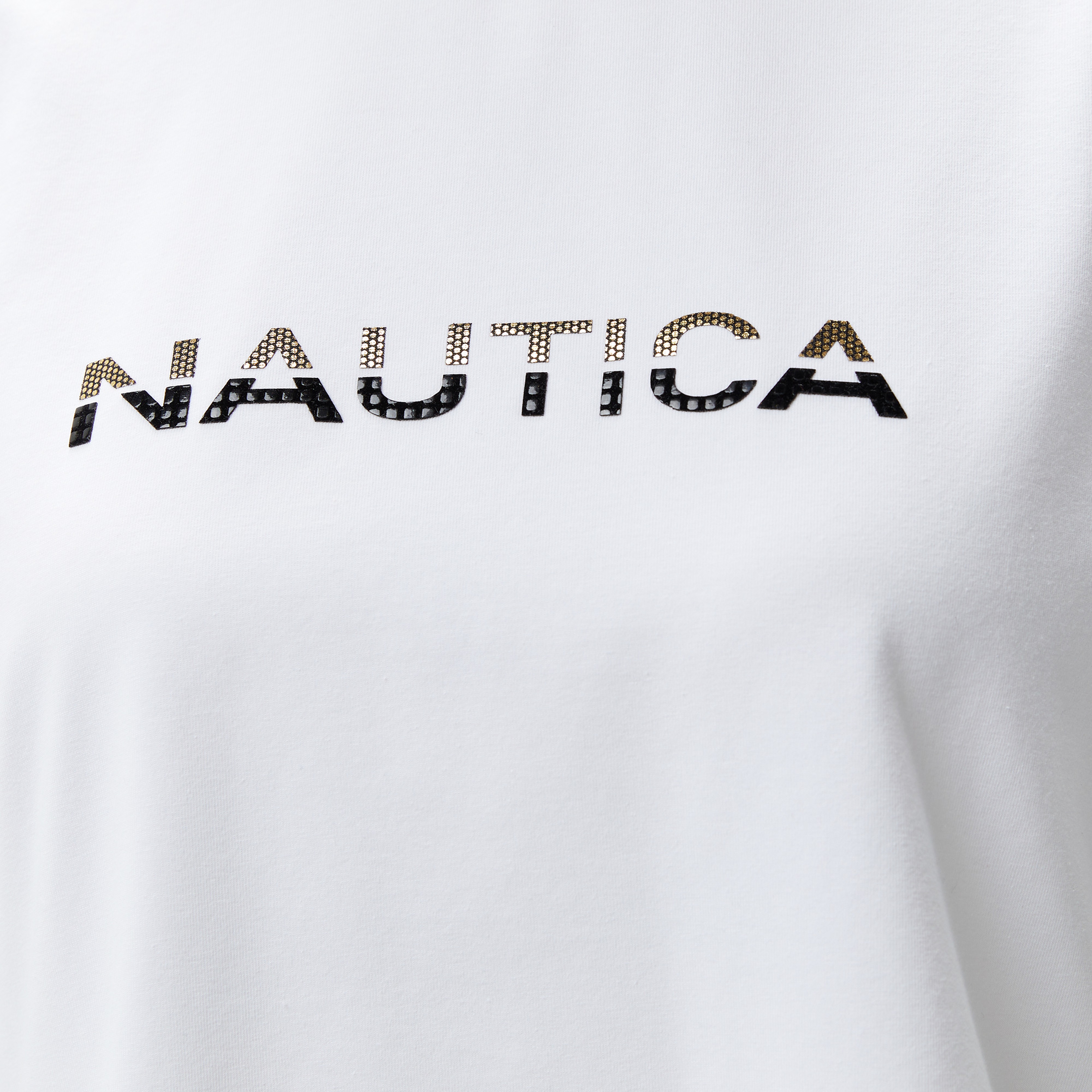 Nautica Kadın Beyaz Kısa Kollu T-Shirt