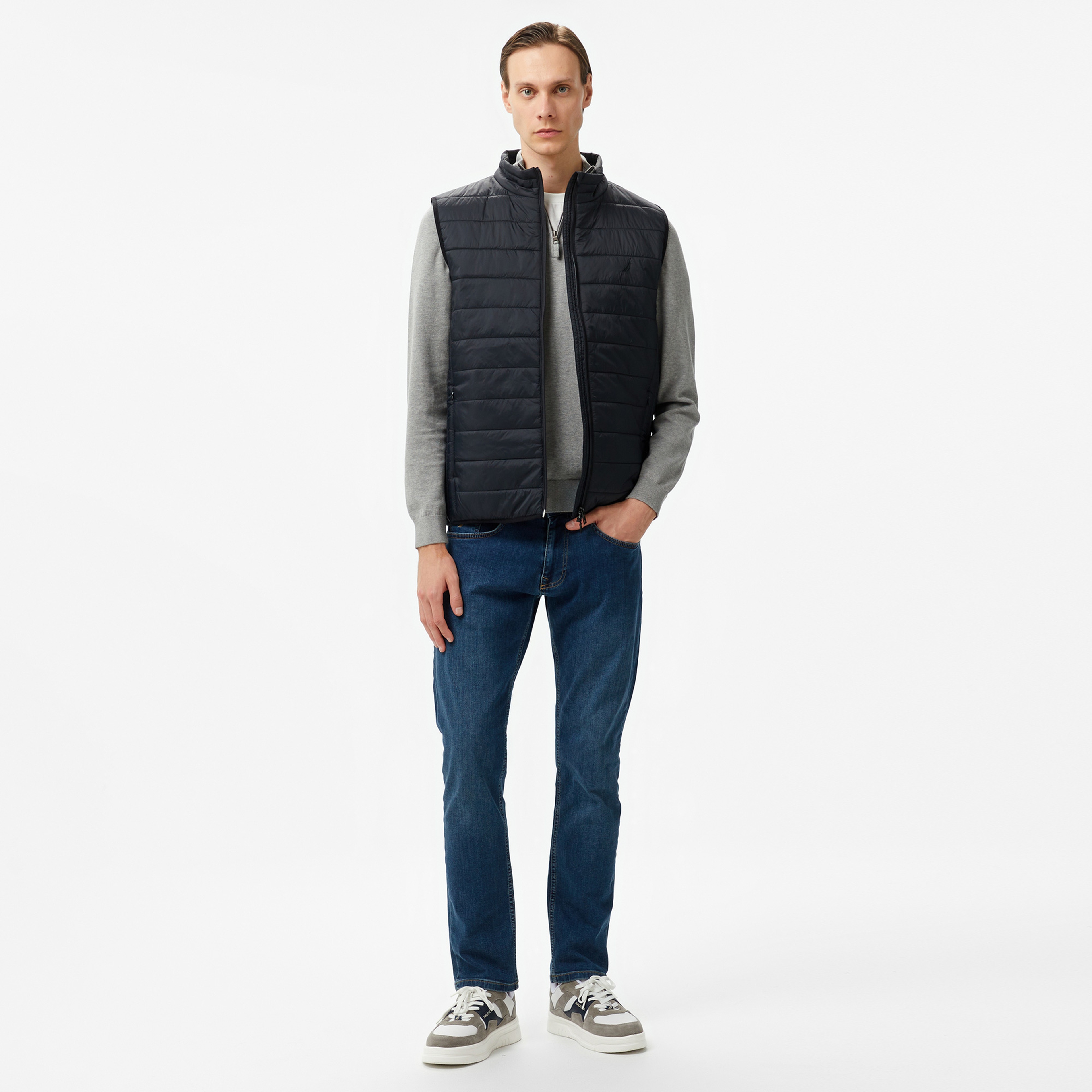 Nautica Erkek Siyah Yelek