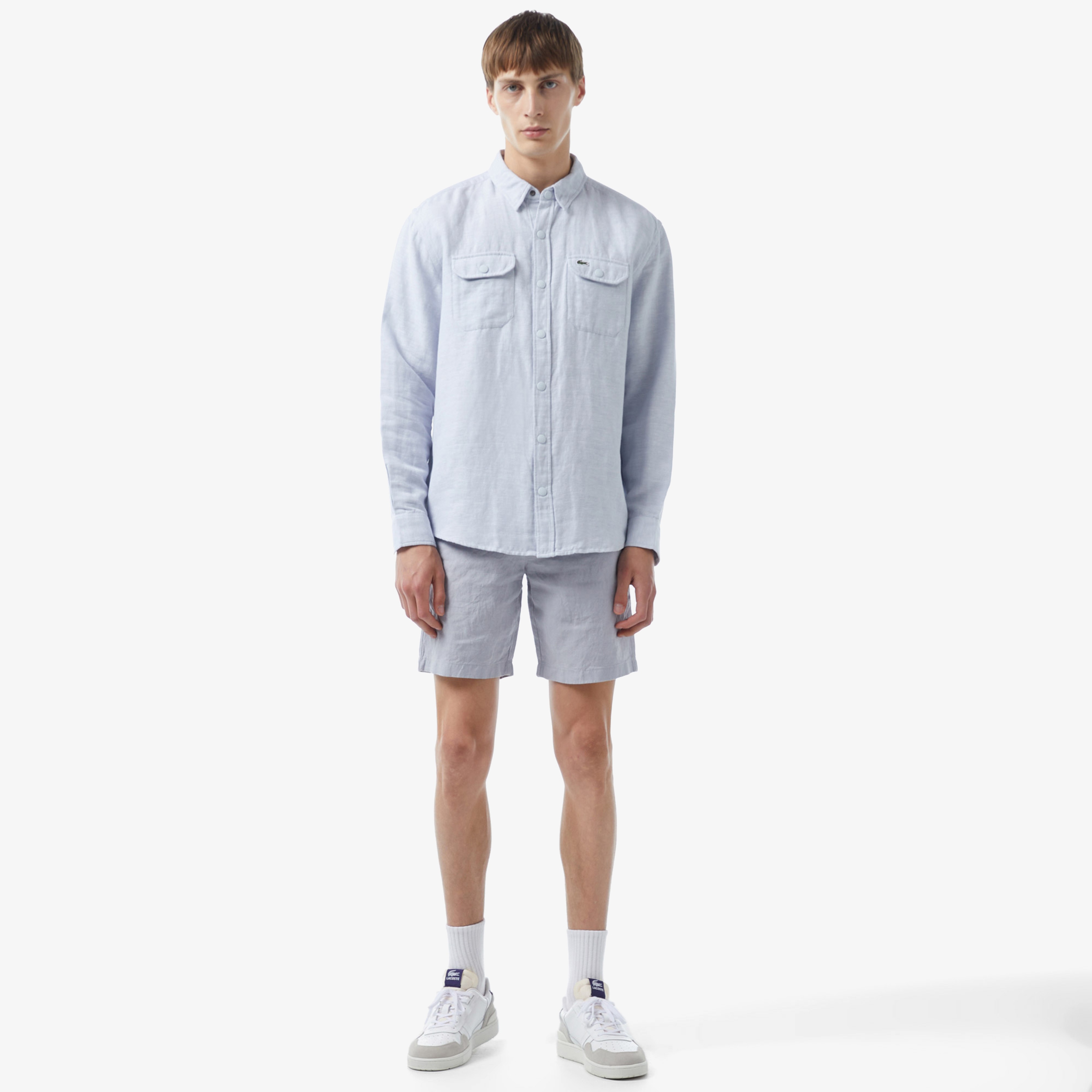 Lacoste Erkek Relaxed Fit Mavi Gömlek