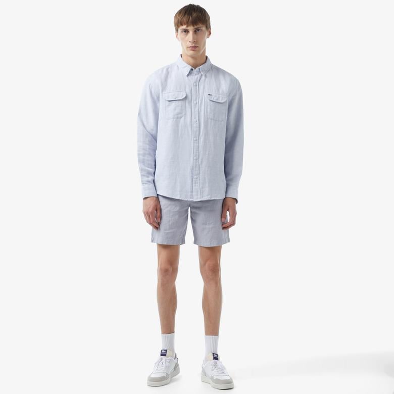 Lacoste Erkek Relaxed Fit Mavi Gömlek
