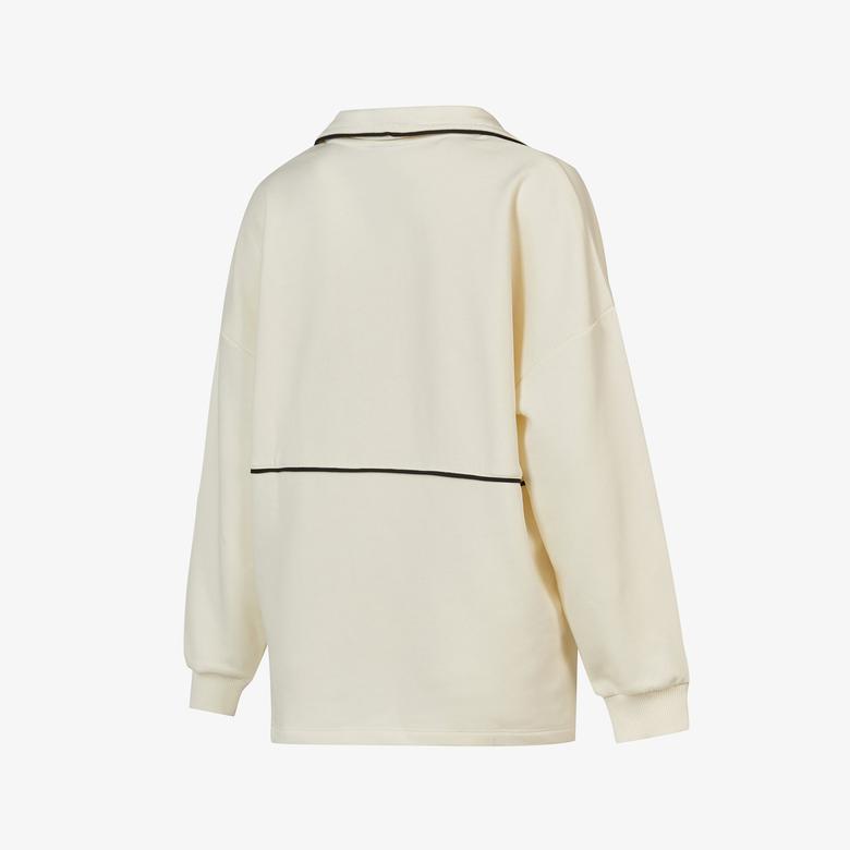 New Balance WNC3402 Kadın Beyaz Sweatshirt