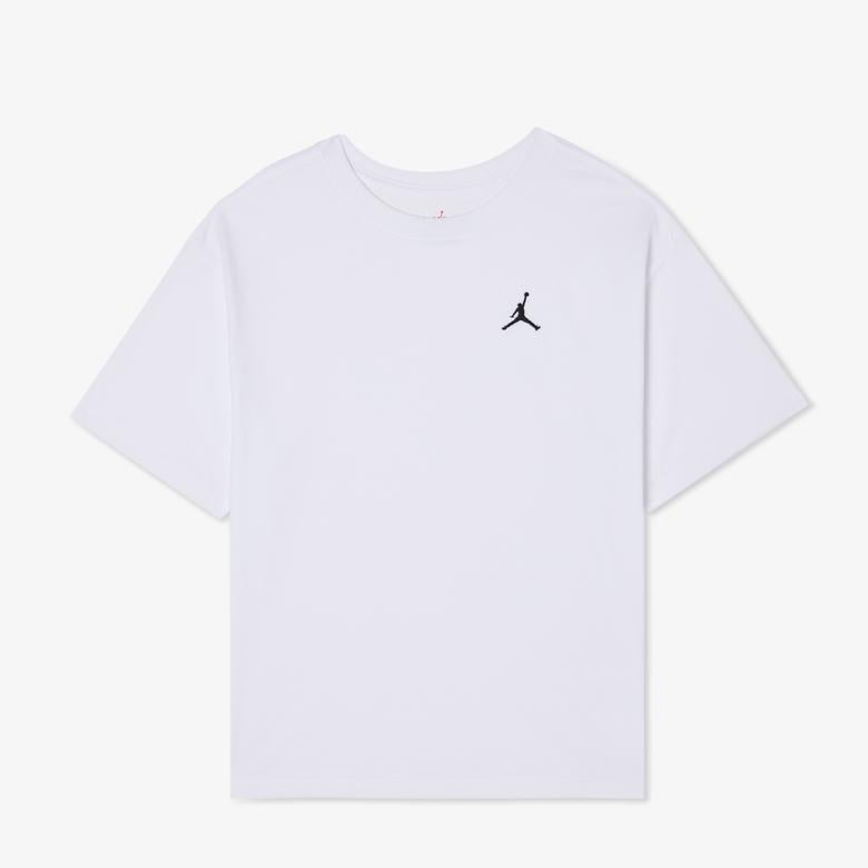 Jordan Jdg Mj Brklyn Essentials Ss Kadın Beyaz T-Shirt