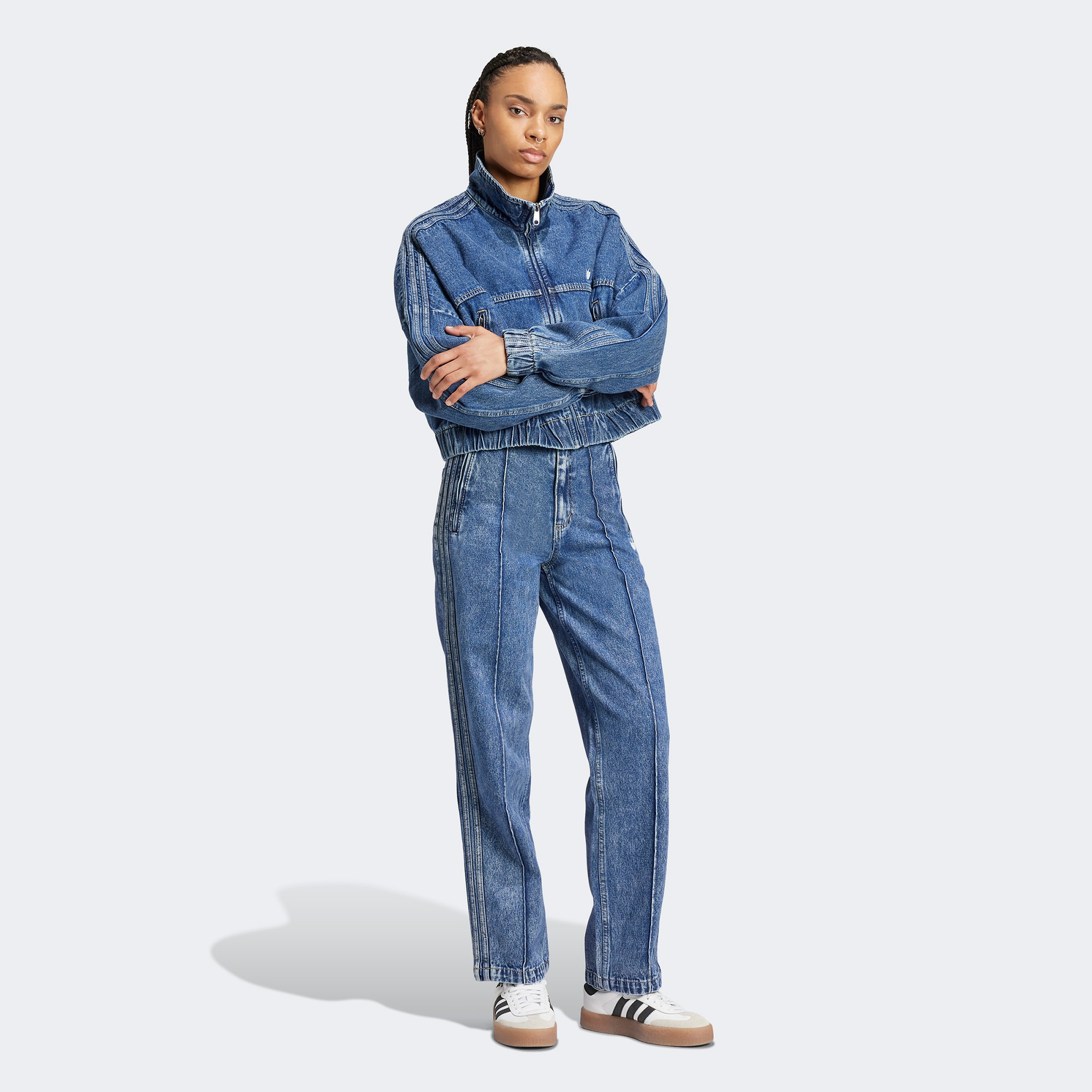 adidas Premium Essentials Kadın Mavi Pantolon